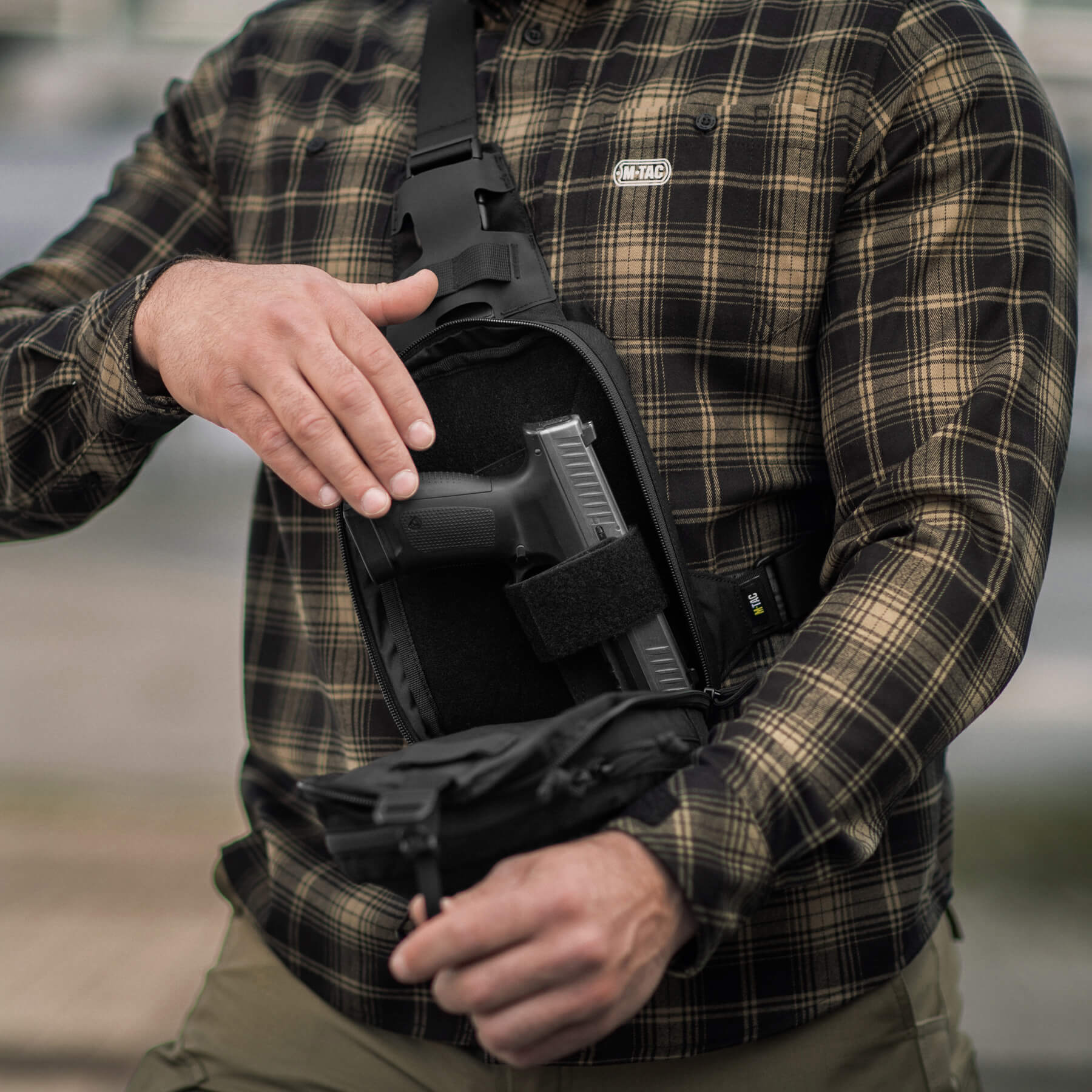 M-Tac Sling Pistol Bag - Black