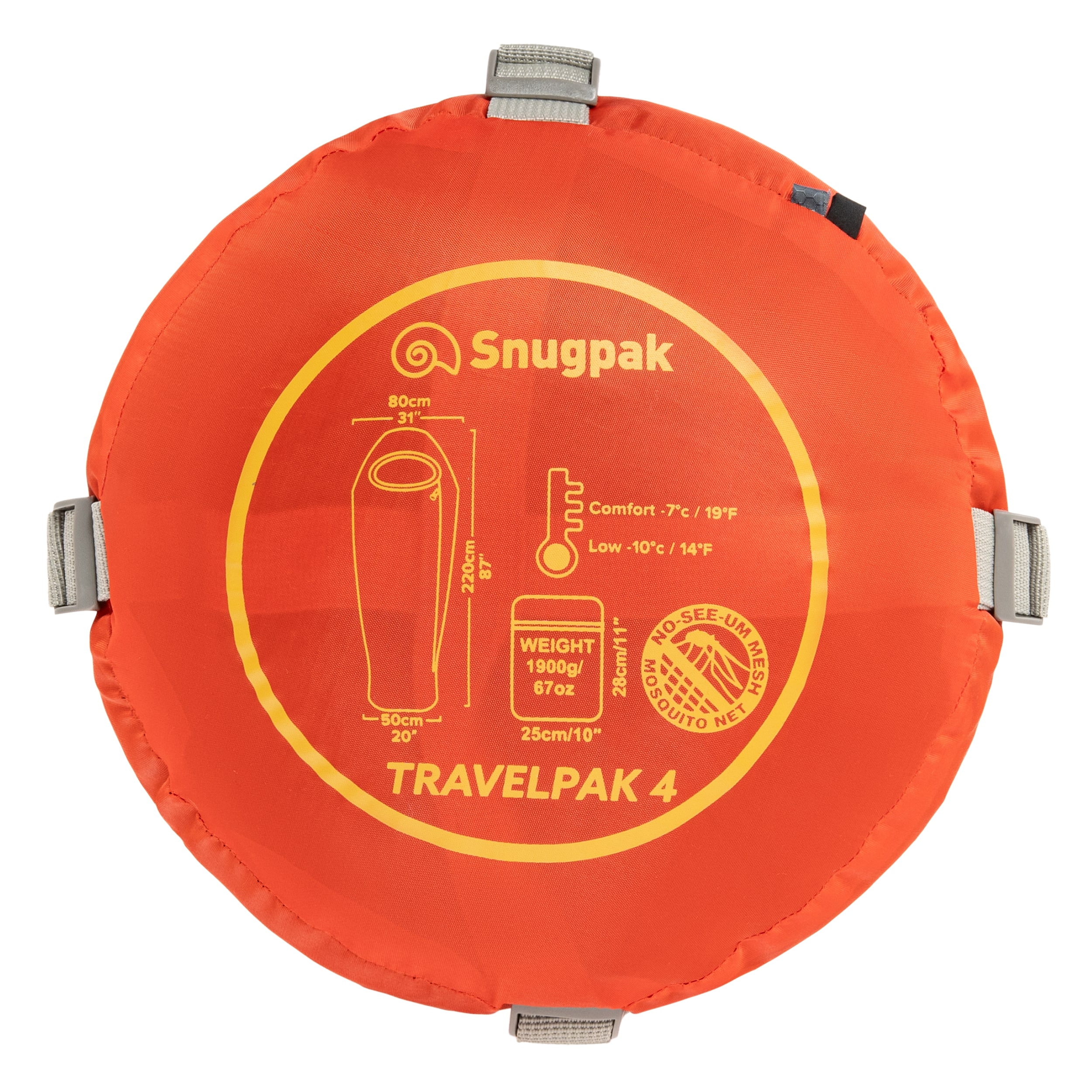 Śpiwór Snugpak Travelpak 4 - Grey