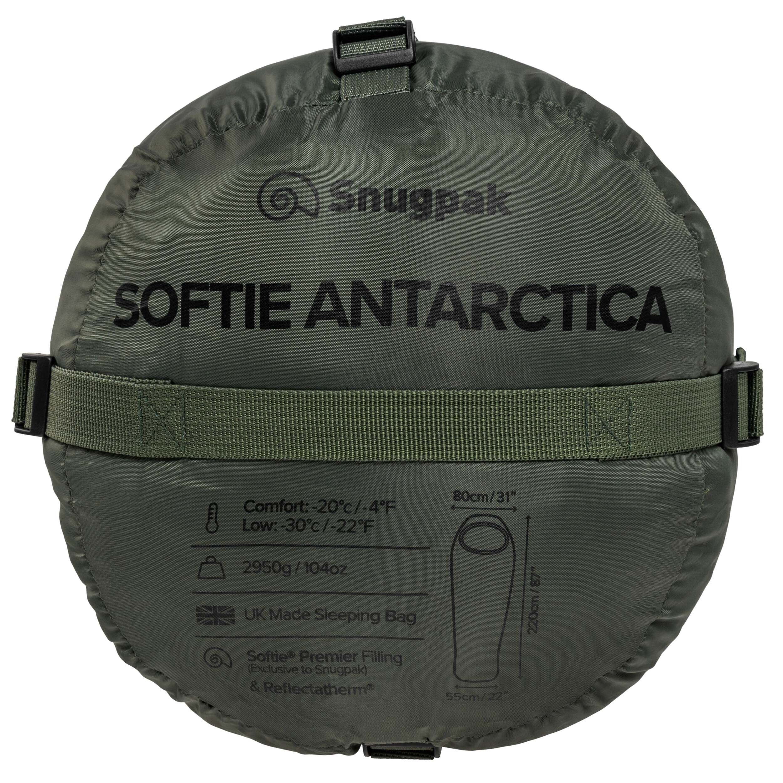 Snugpak Softie Antarctica Standard Sleeping Bag - Olive