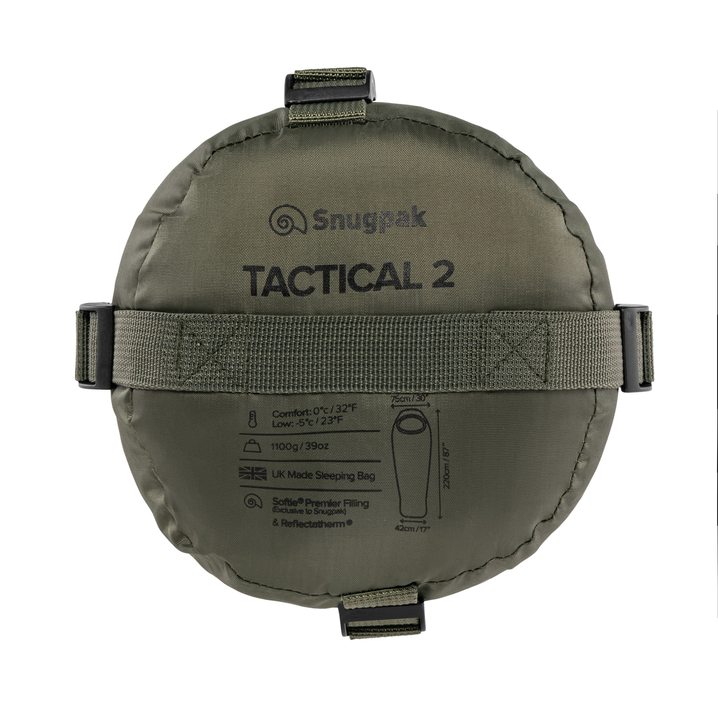 Śpiwór Snugpak Tactical 2 Olive - lewy
