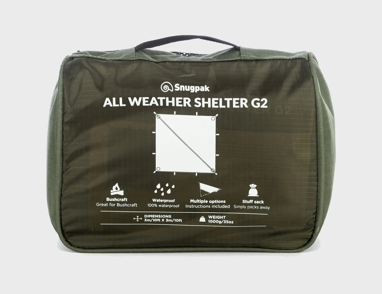 Płachta biwakowa Snugpak All Weather Shelter G2 - Olive