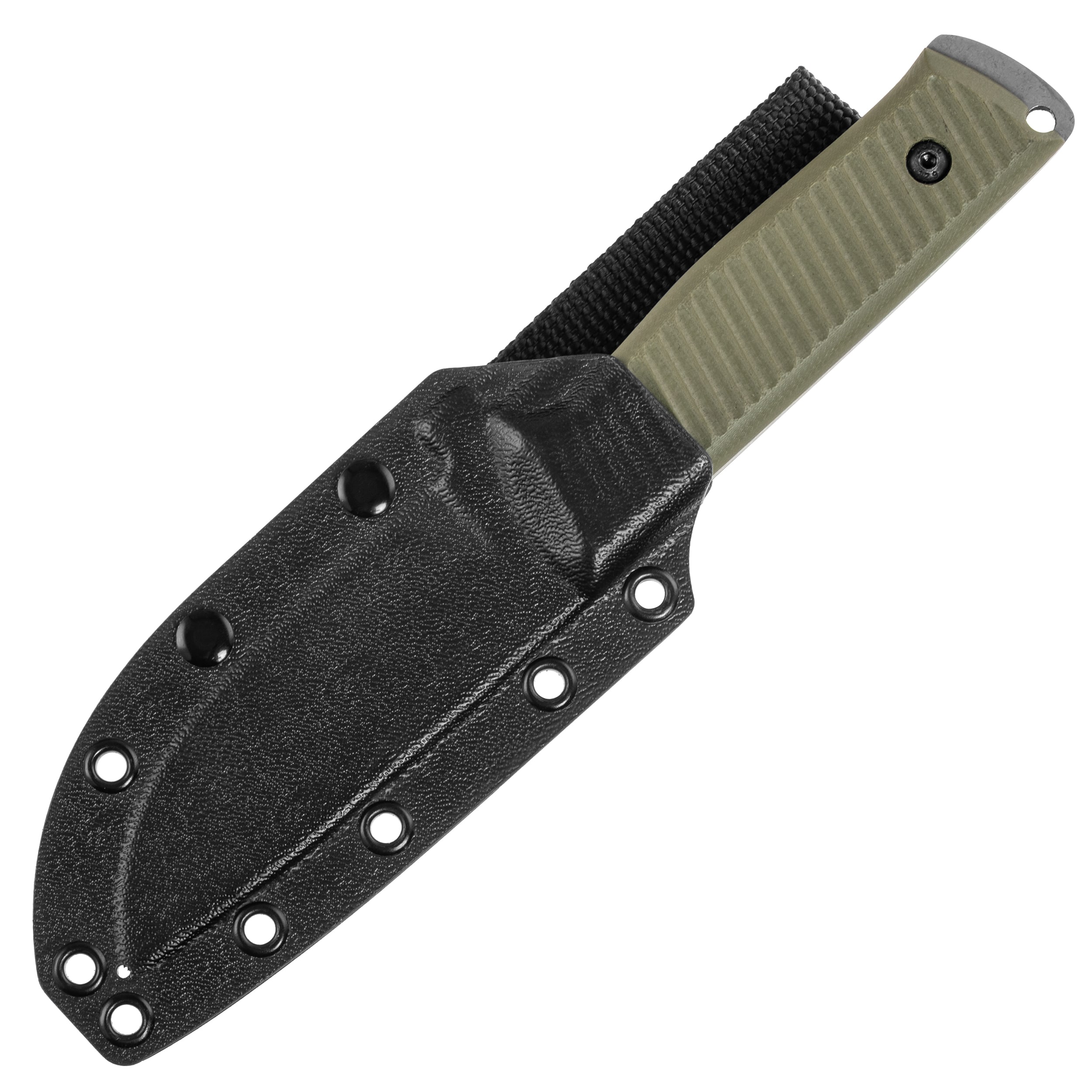 Za-Pas Little Boy G10 Stonewash Fixed Blade Knife - Green