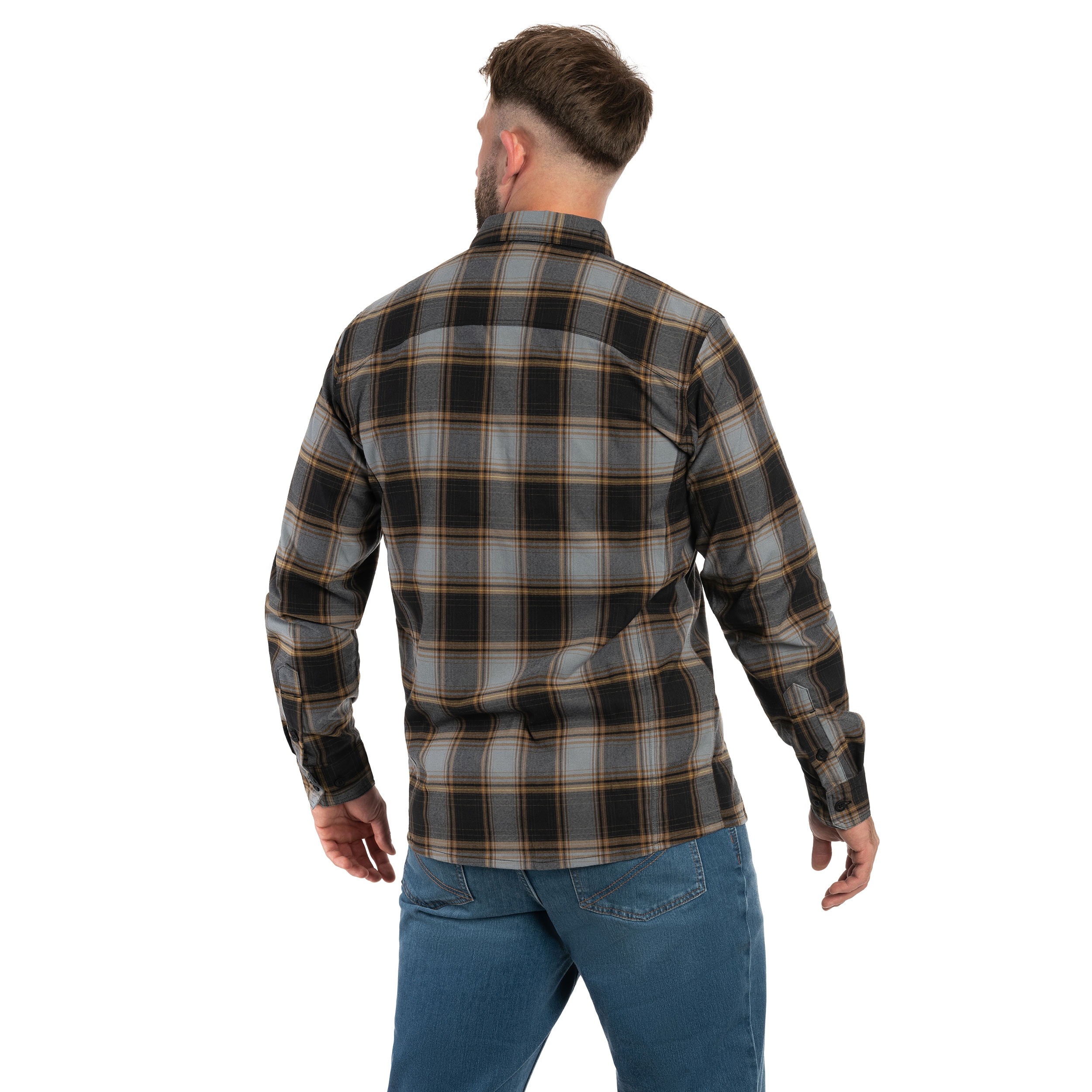 Helikon-Tex Defender Mk2 Nylon Sorona Blend Shirt - Dark Ochre Plaid