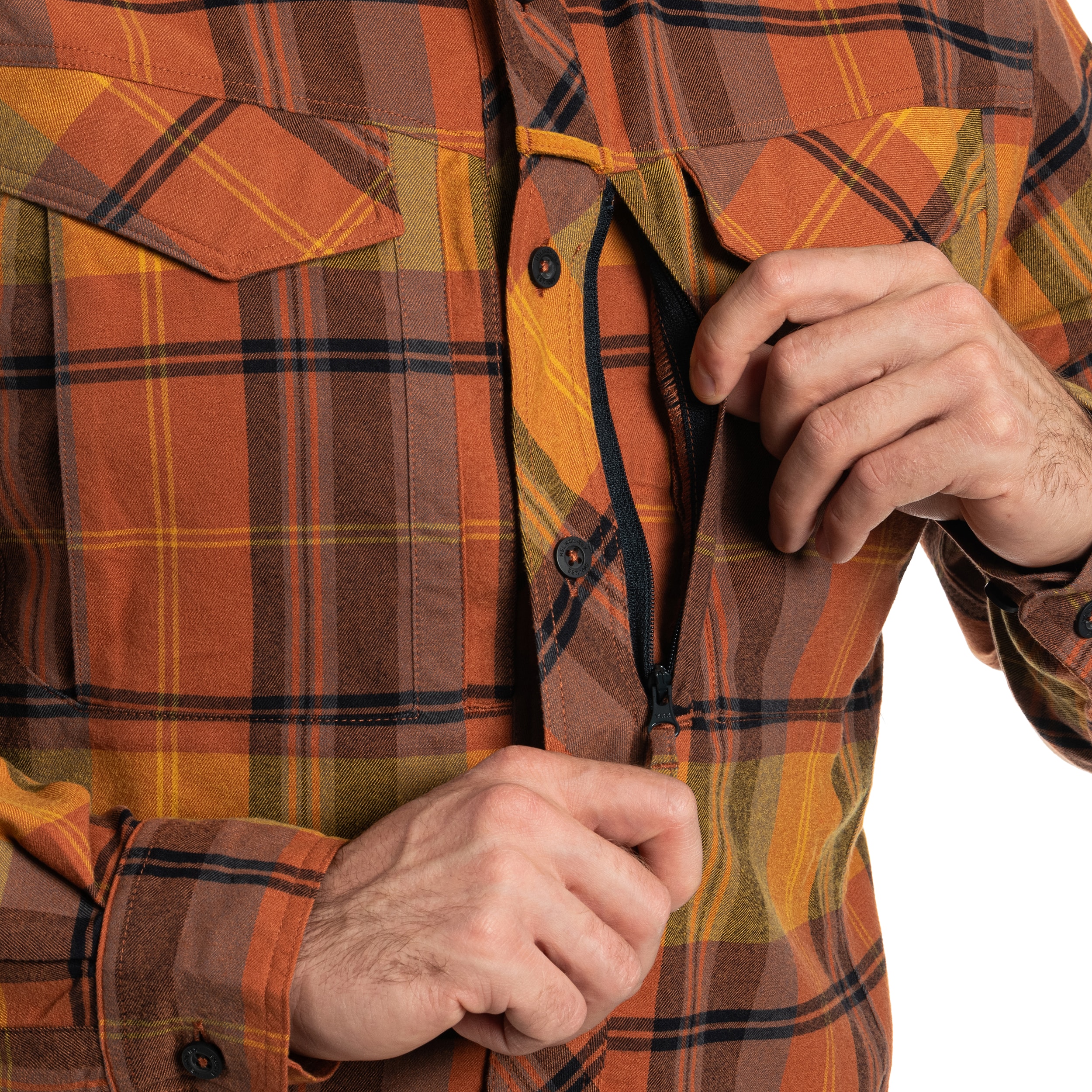 Koszula Helikon-Tex Defender Mk2 Nylon Sorona Blend - Evening Pumpkin Plaid