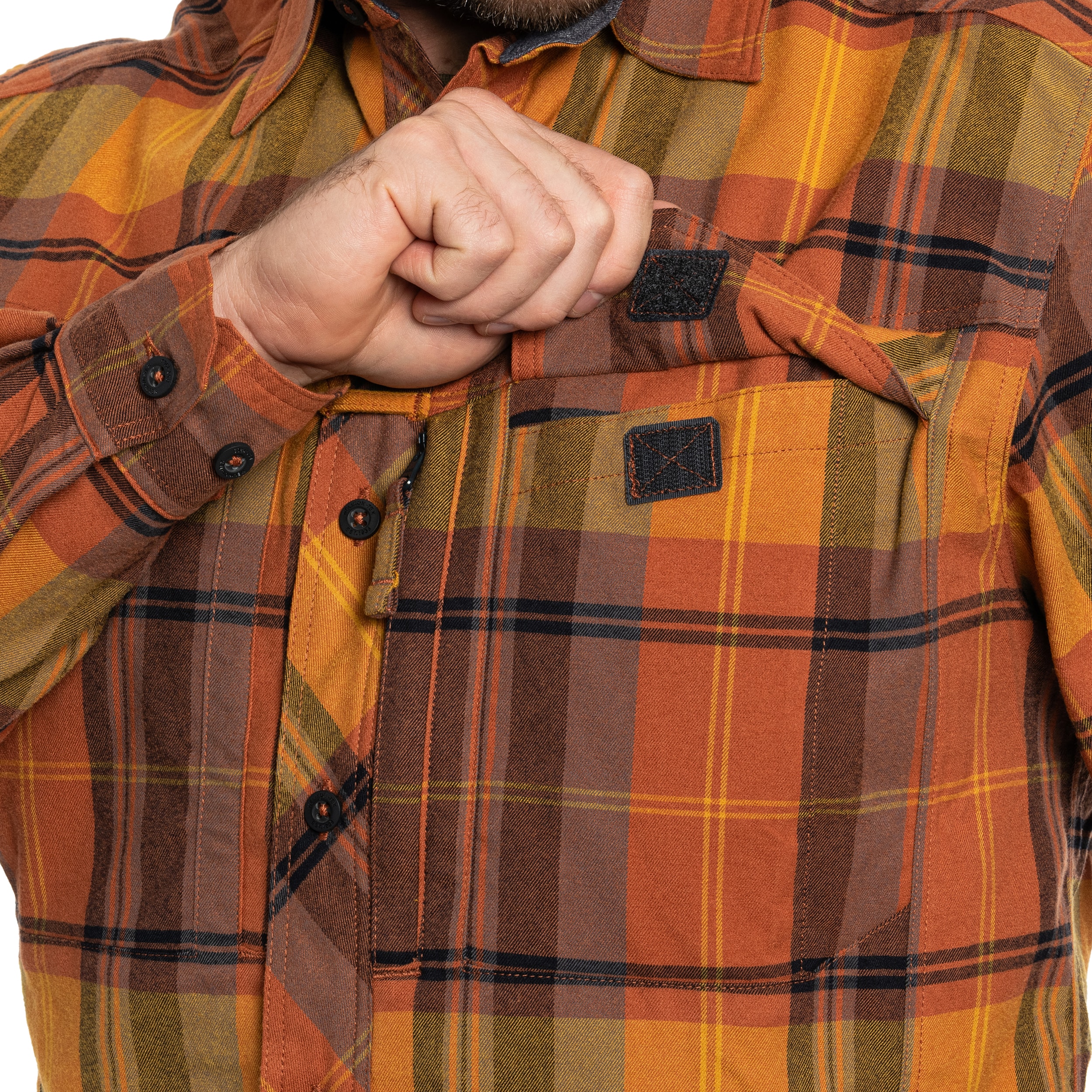 Koszula Helikon-Tex Defender Mk2 Nylon Sorona Blend - Evening Pumpkin Plaid