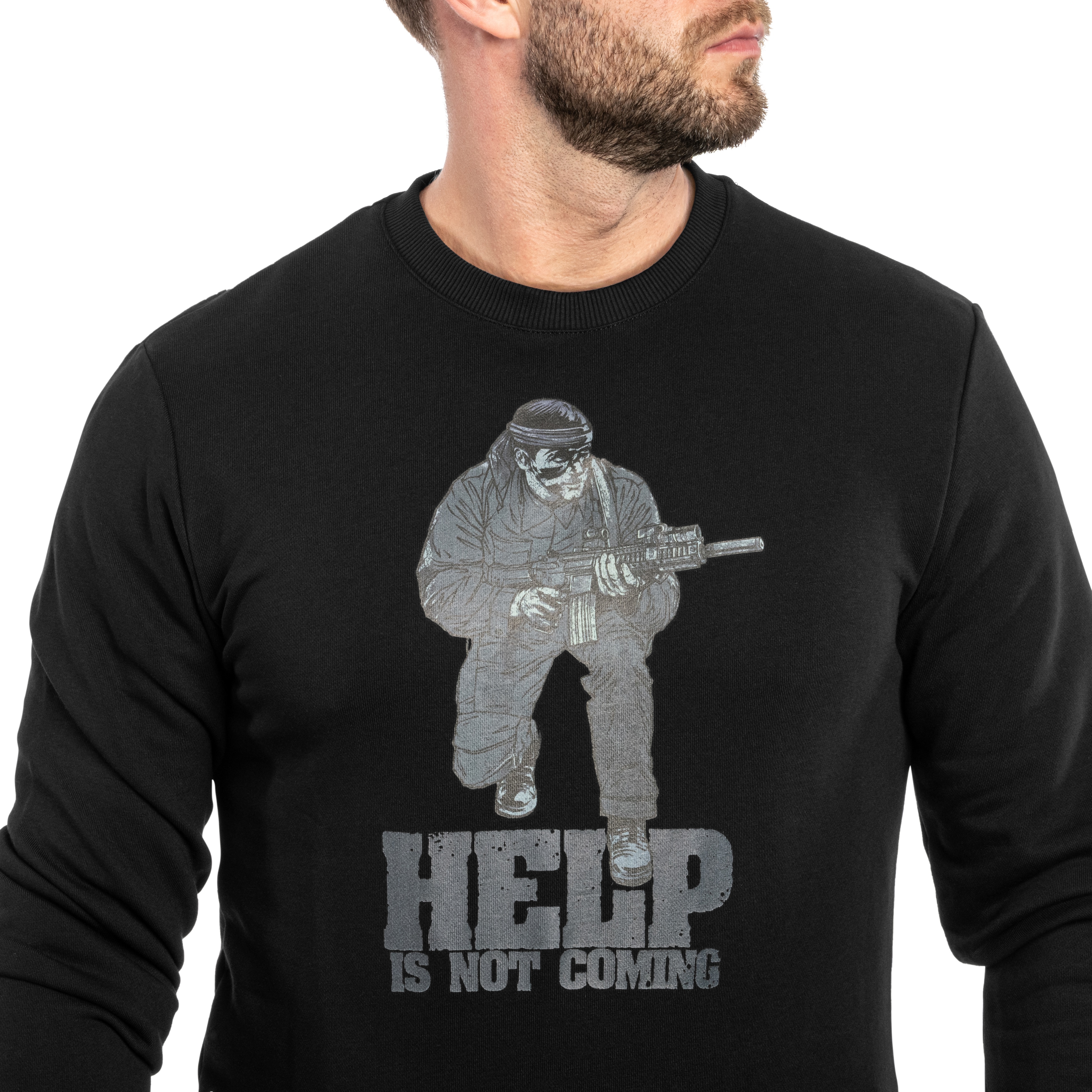 Bluza Helikon-Tex Help Is Not Coming - Black