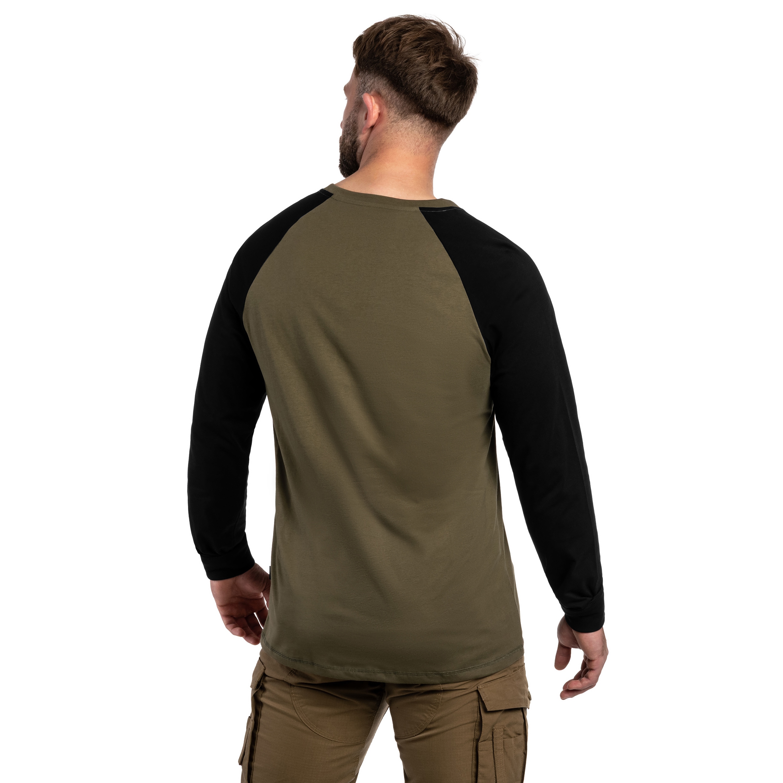 Koszulka Long Sleeve Helikon-Tex Lift, Run, Shoot - Olive Green/Black
