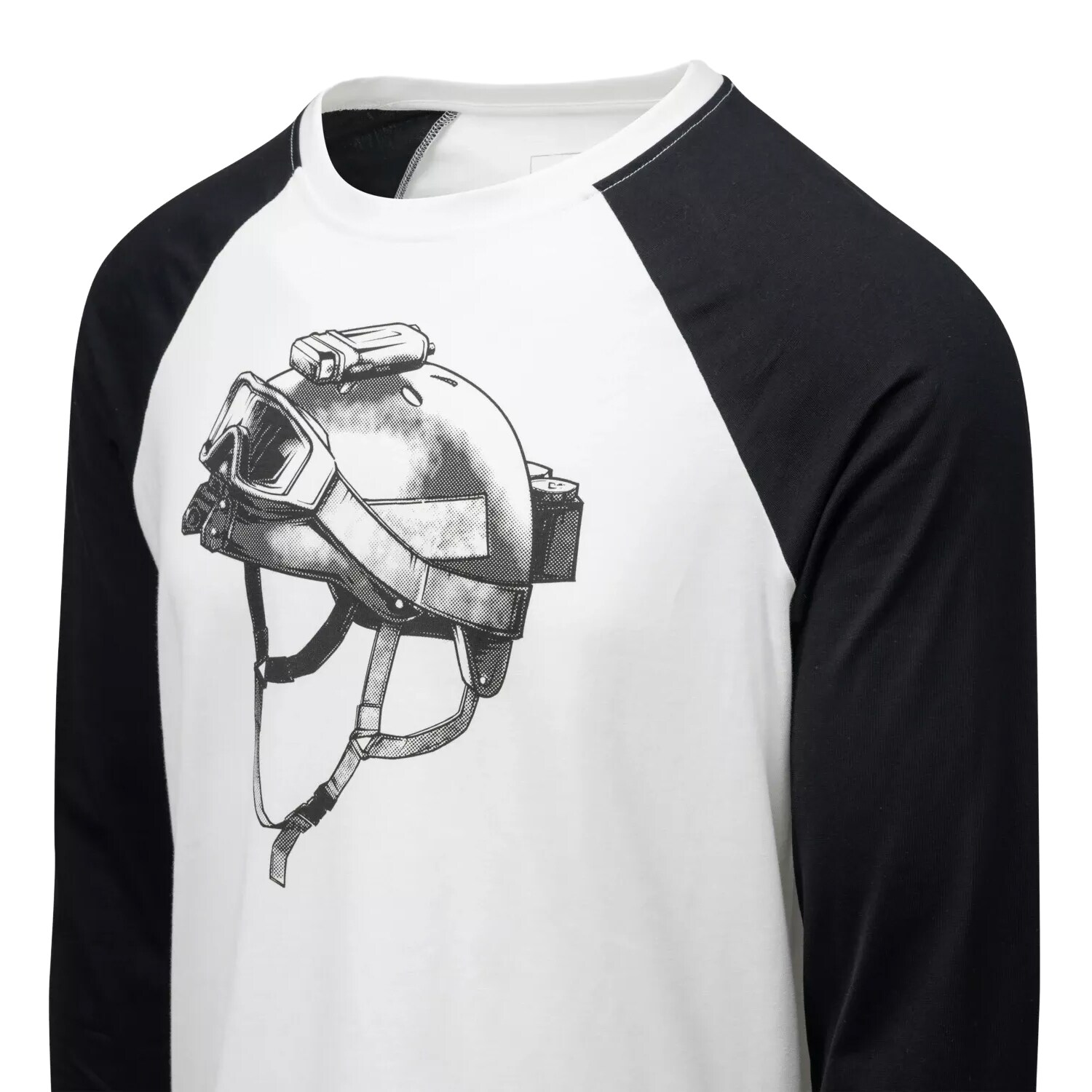 Koszulka Helikon-Tex Long Sleeve Delta Helmet - Black