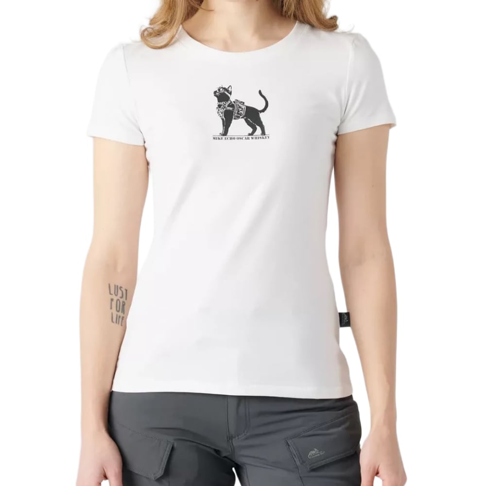 Koszulka T-Shirt damska Helikon-Tex TactiCat - White
