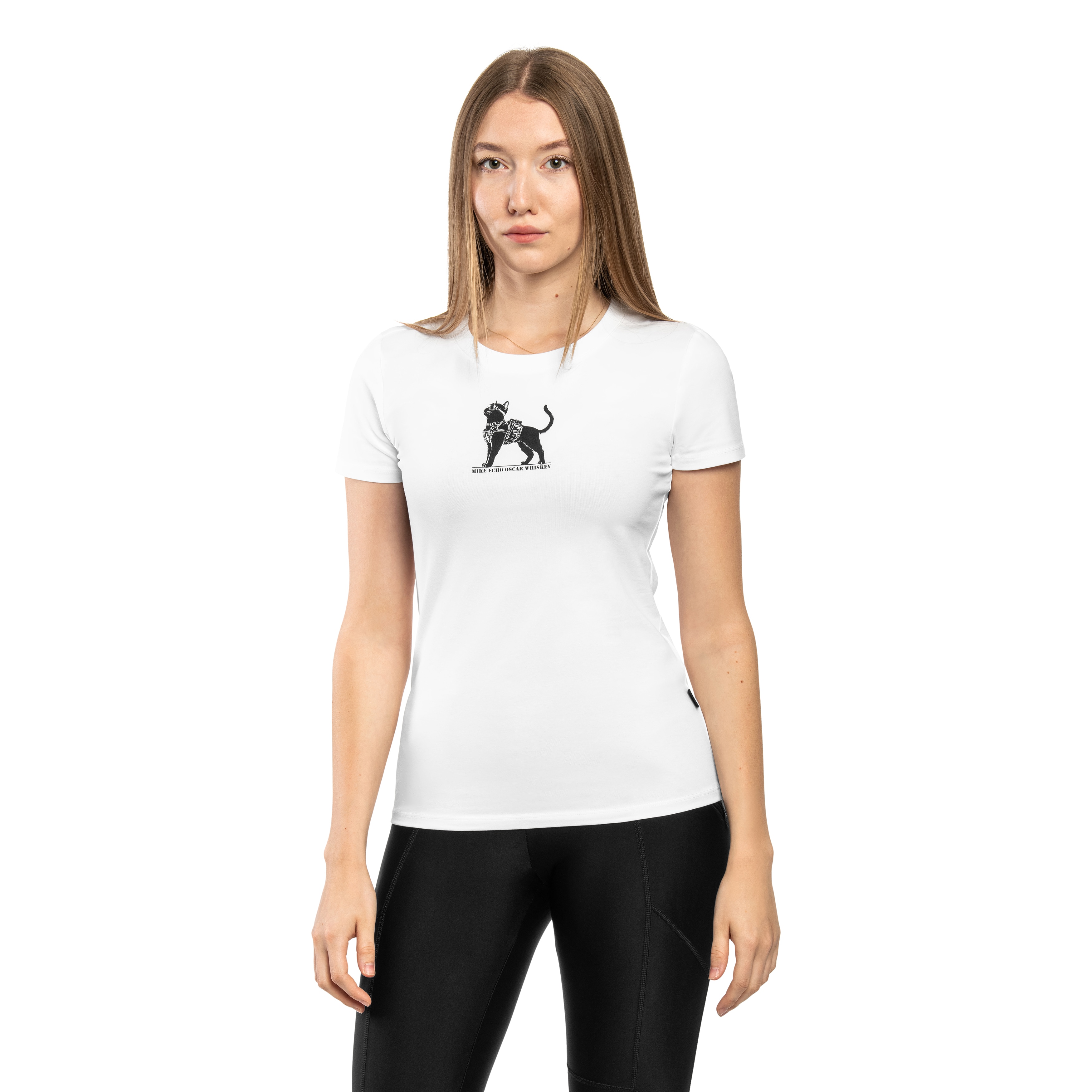 Koszulka T-Shirt damska Helikon-Tex TactiCat - White