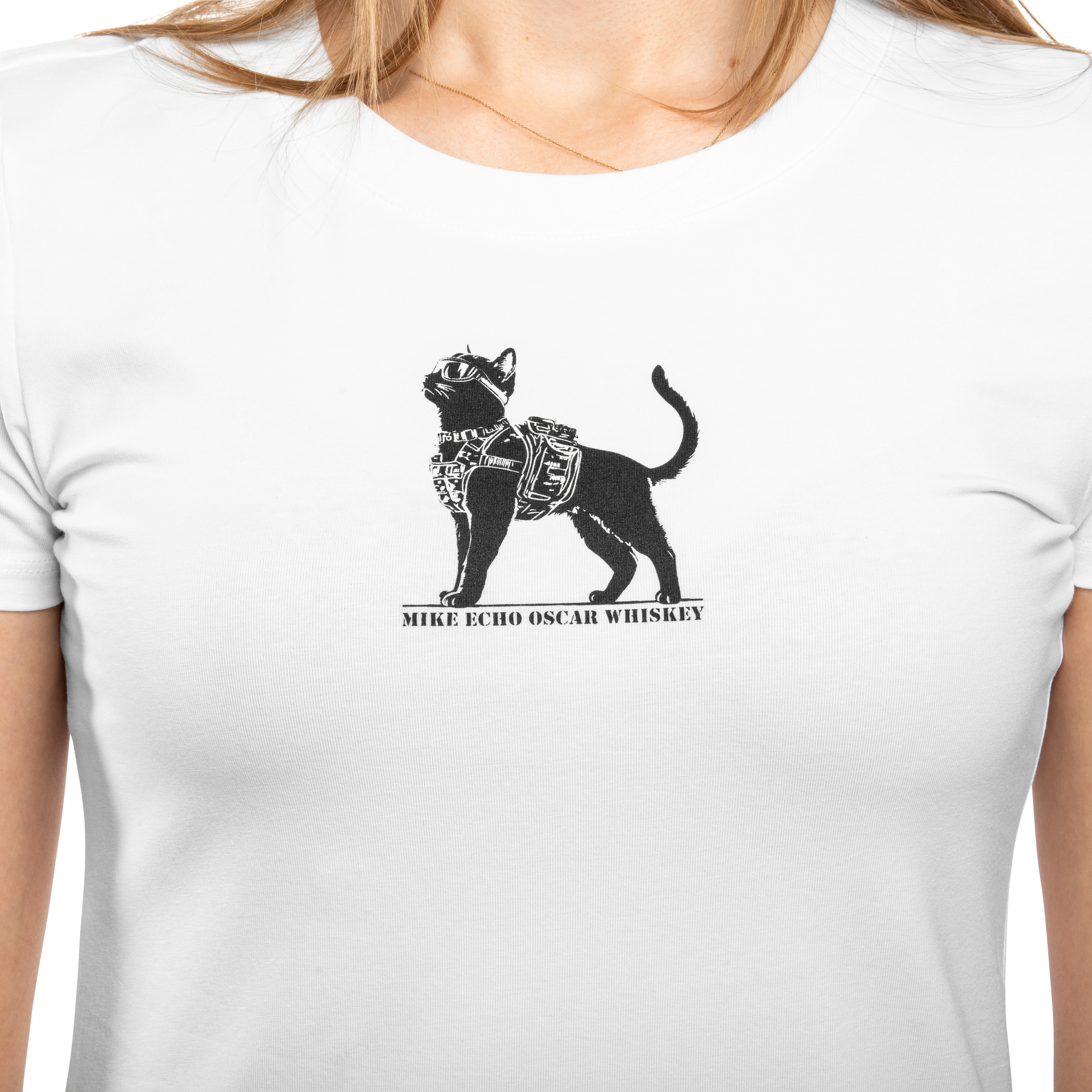 Koszulka T-Shirt damska Helikon-Tex TactiCat - White