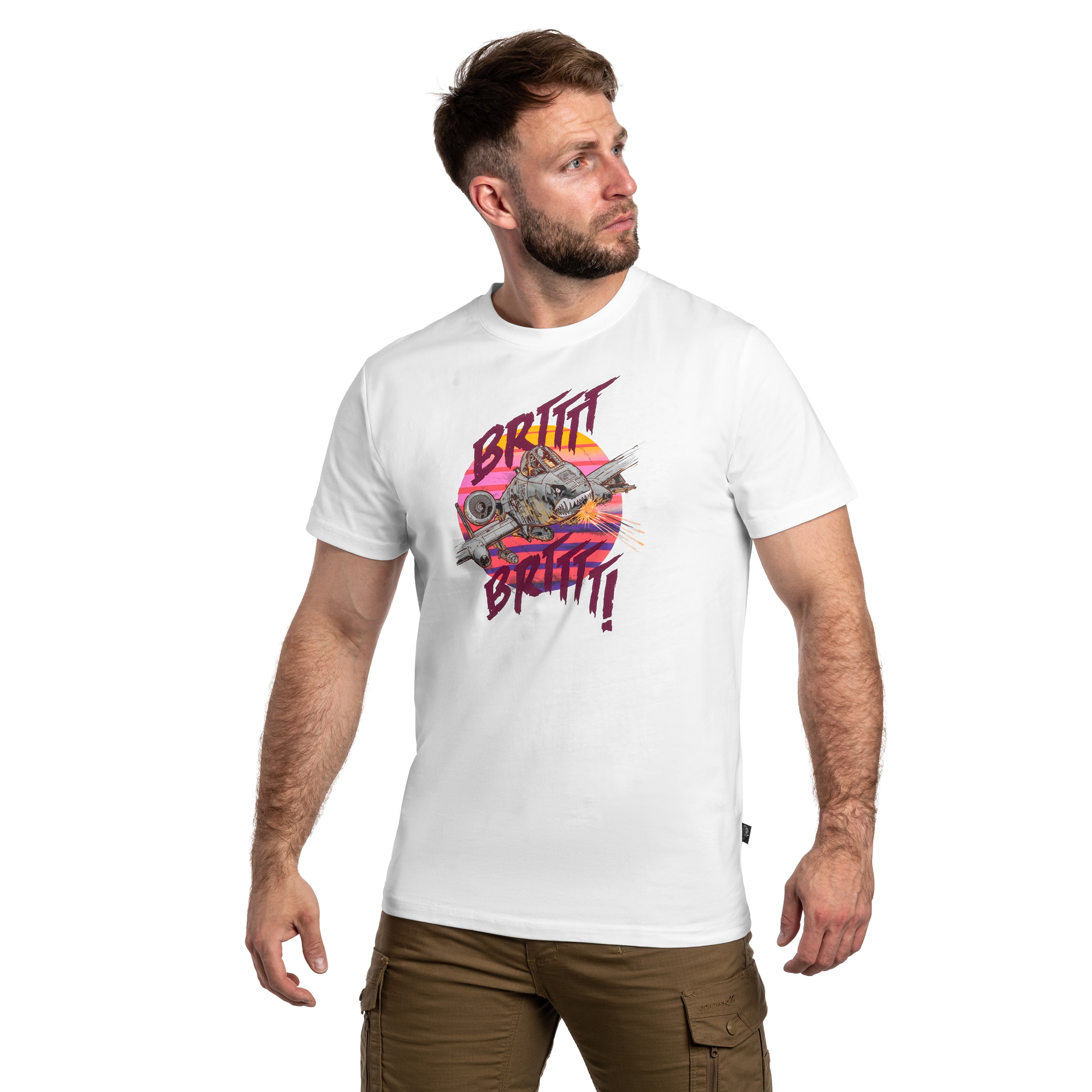 Футболка T-shirt Helikon-Tex A10 Warthog - White