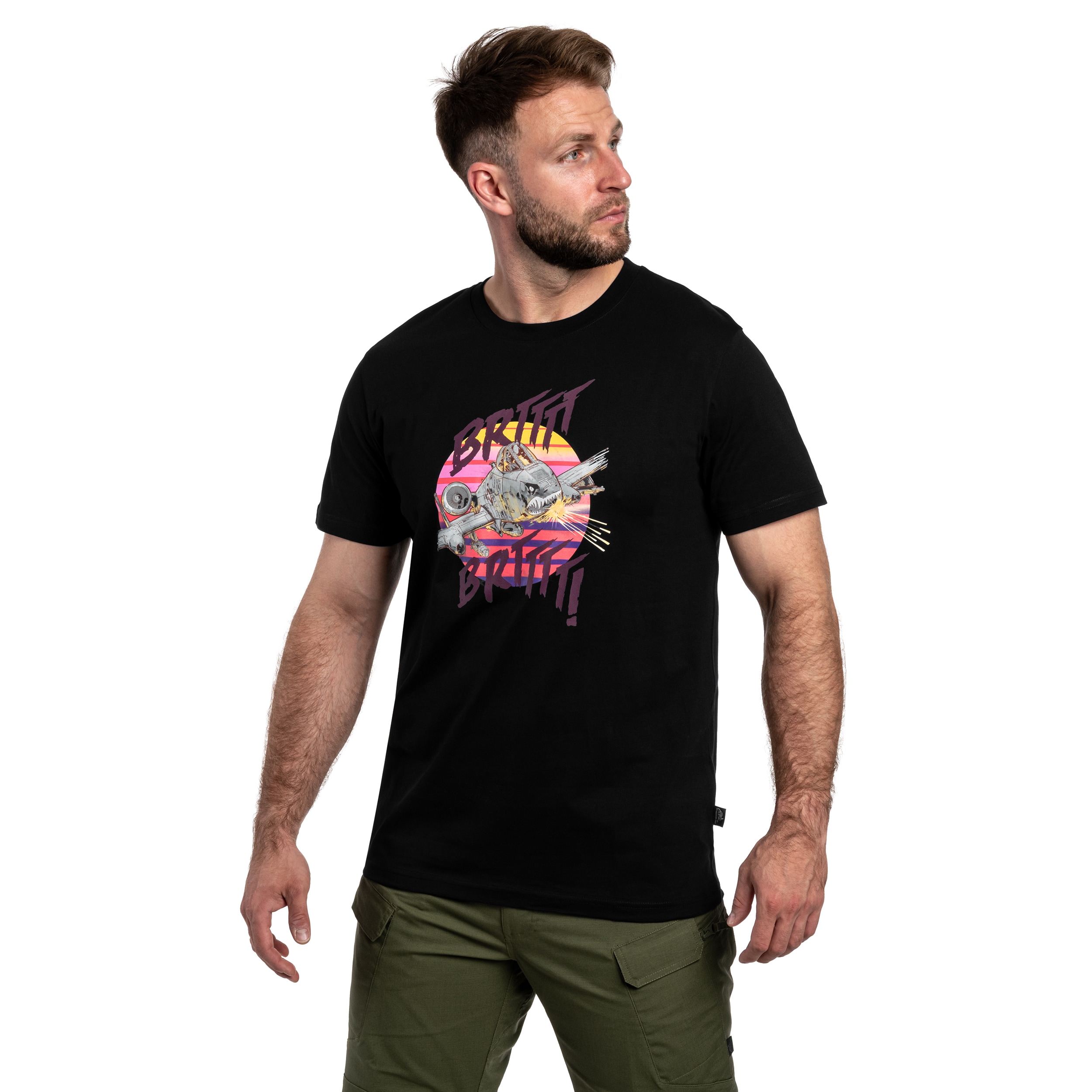 Футболка T-shirt Helikon-Tex A10 Warthog - Black