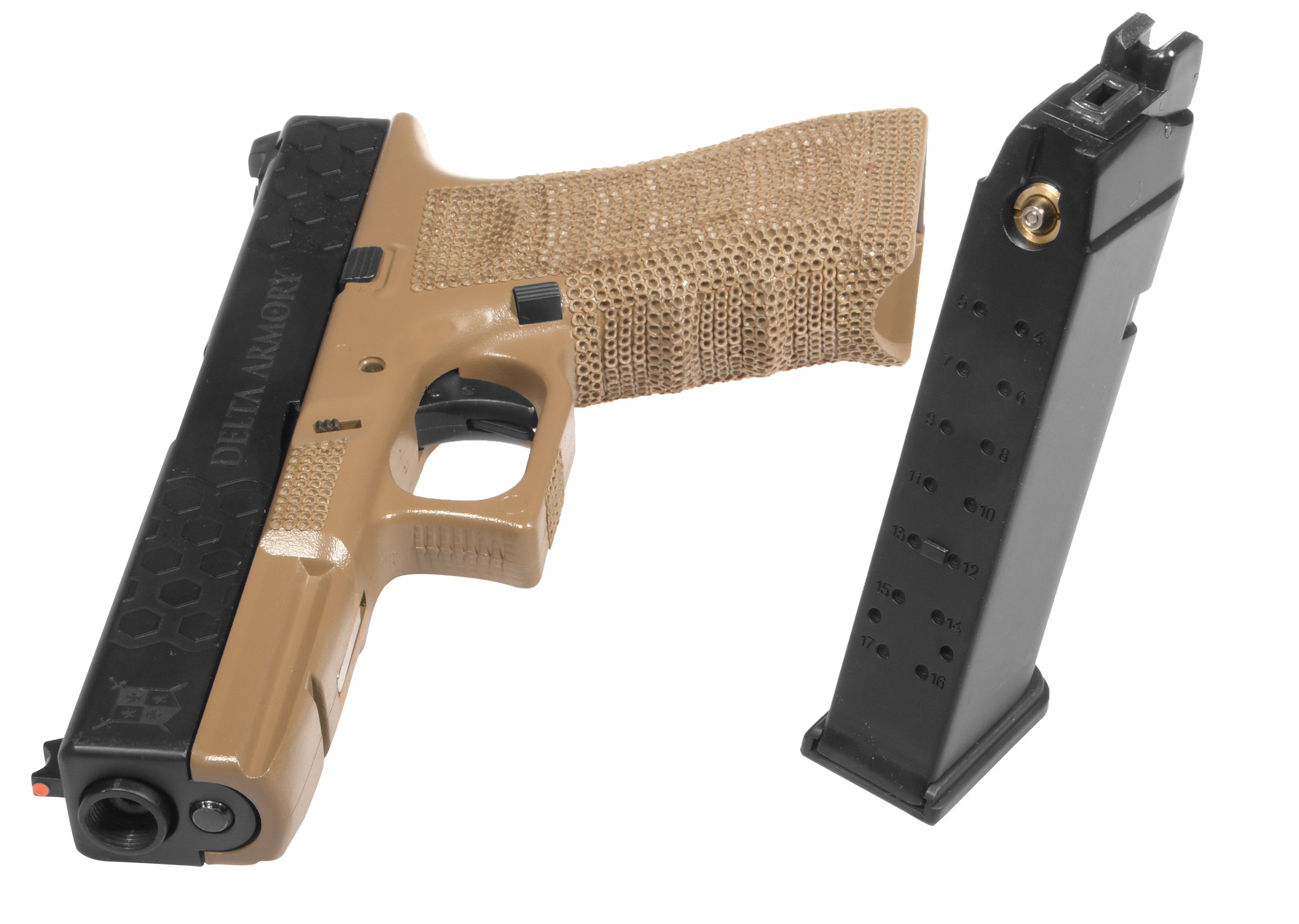Pistolet GBB Delta Armory P03 - Tan