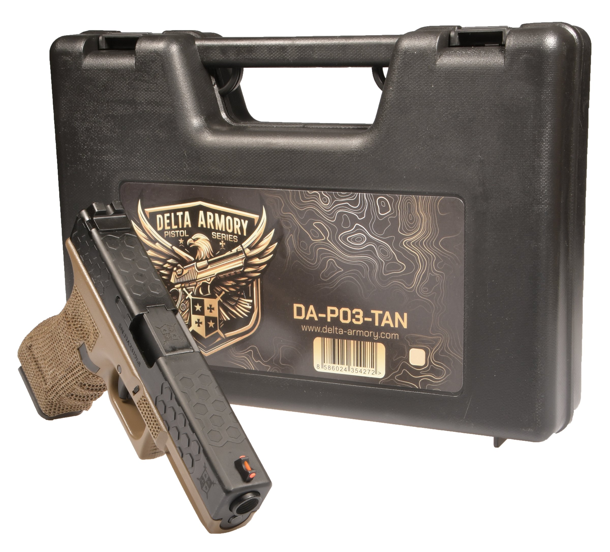 Pistolet GBB Delta Armory P03 - Tan