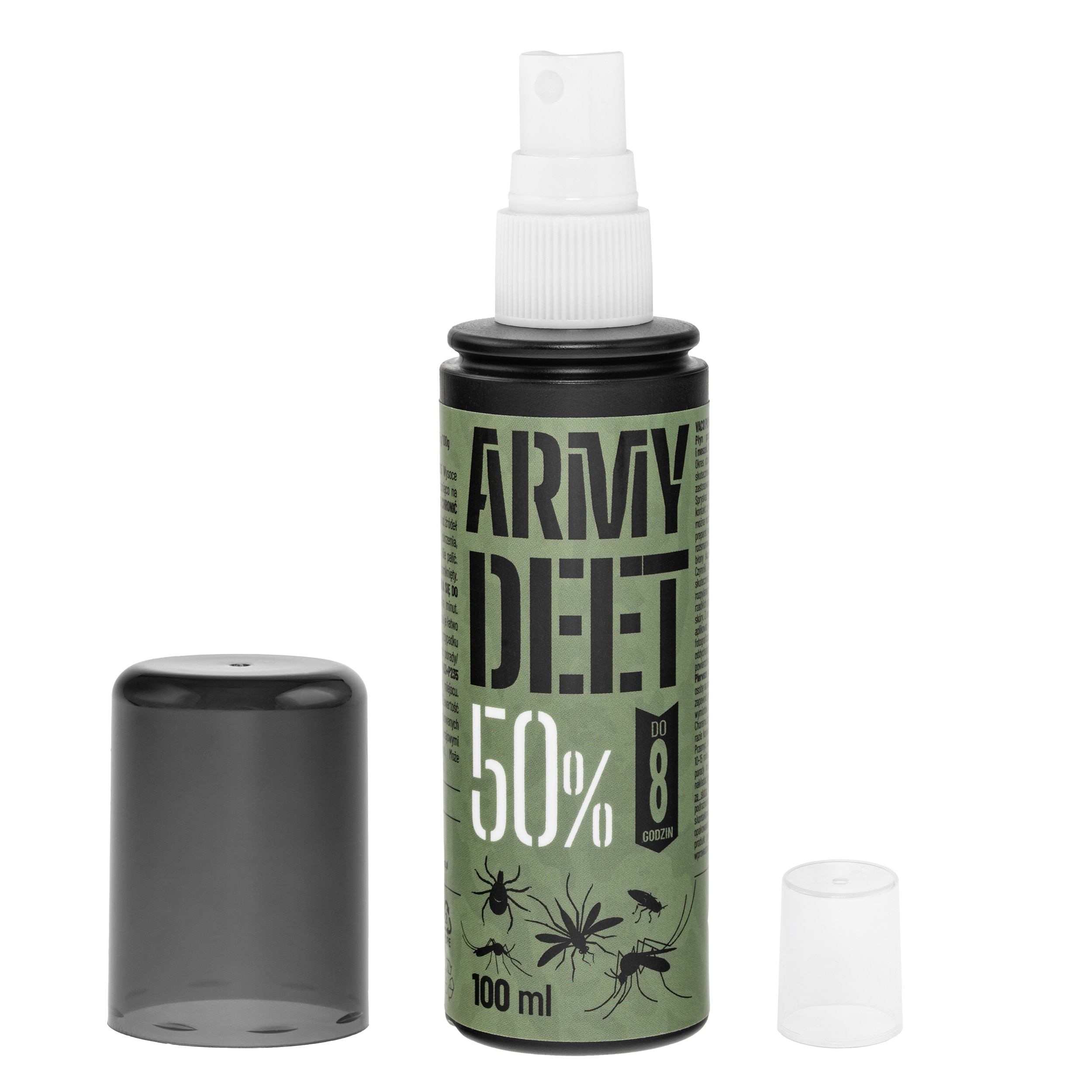 Spray na kleszcze, komary i meszki Army DEET 50% - 100 ml