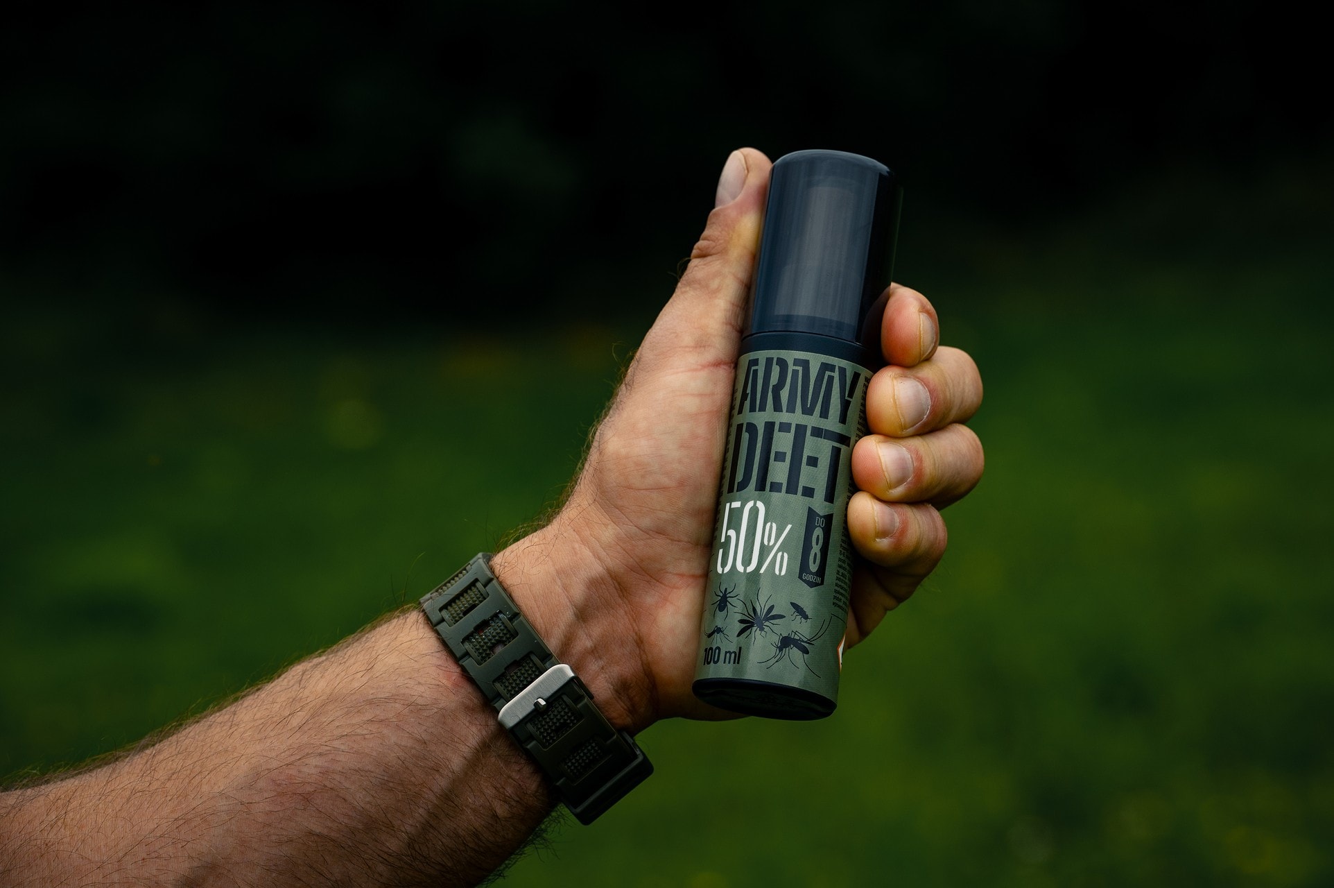 Spray na kleszcze, komary i meszki Army DEET 50% - 100 ml
