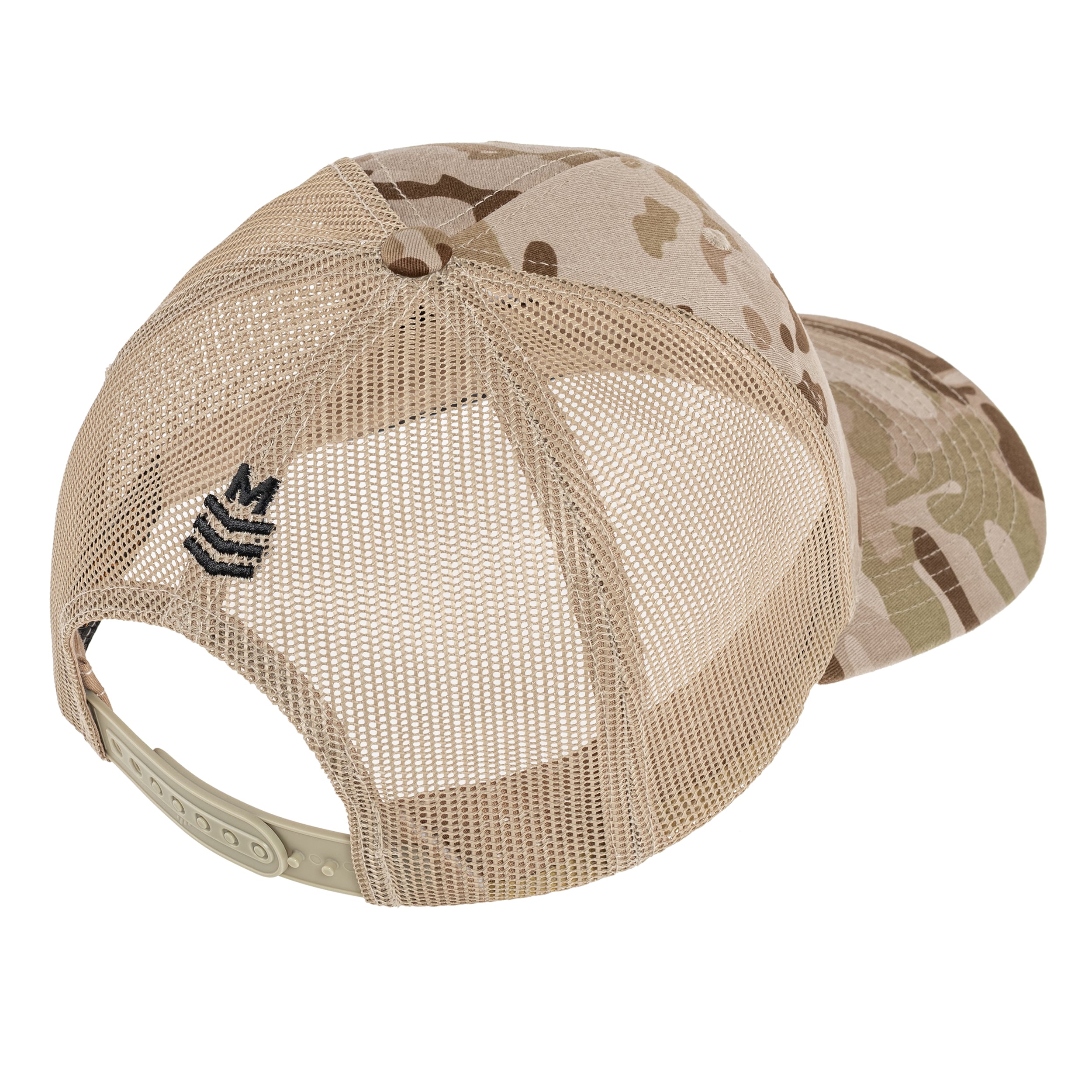 Czapka z daszkiem Military Wear Haft Retro Trucker - MultiCam Arid/Tan