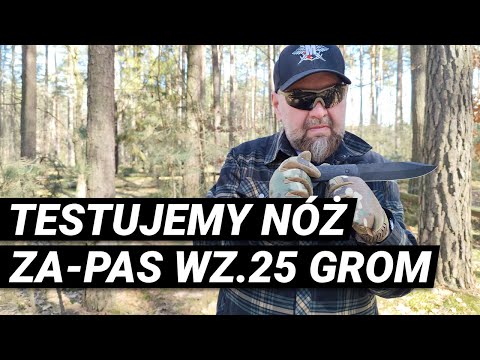 Za-Pas WZ.25 Grom Toxic Fixed Blade Knife - Olive