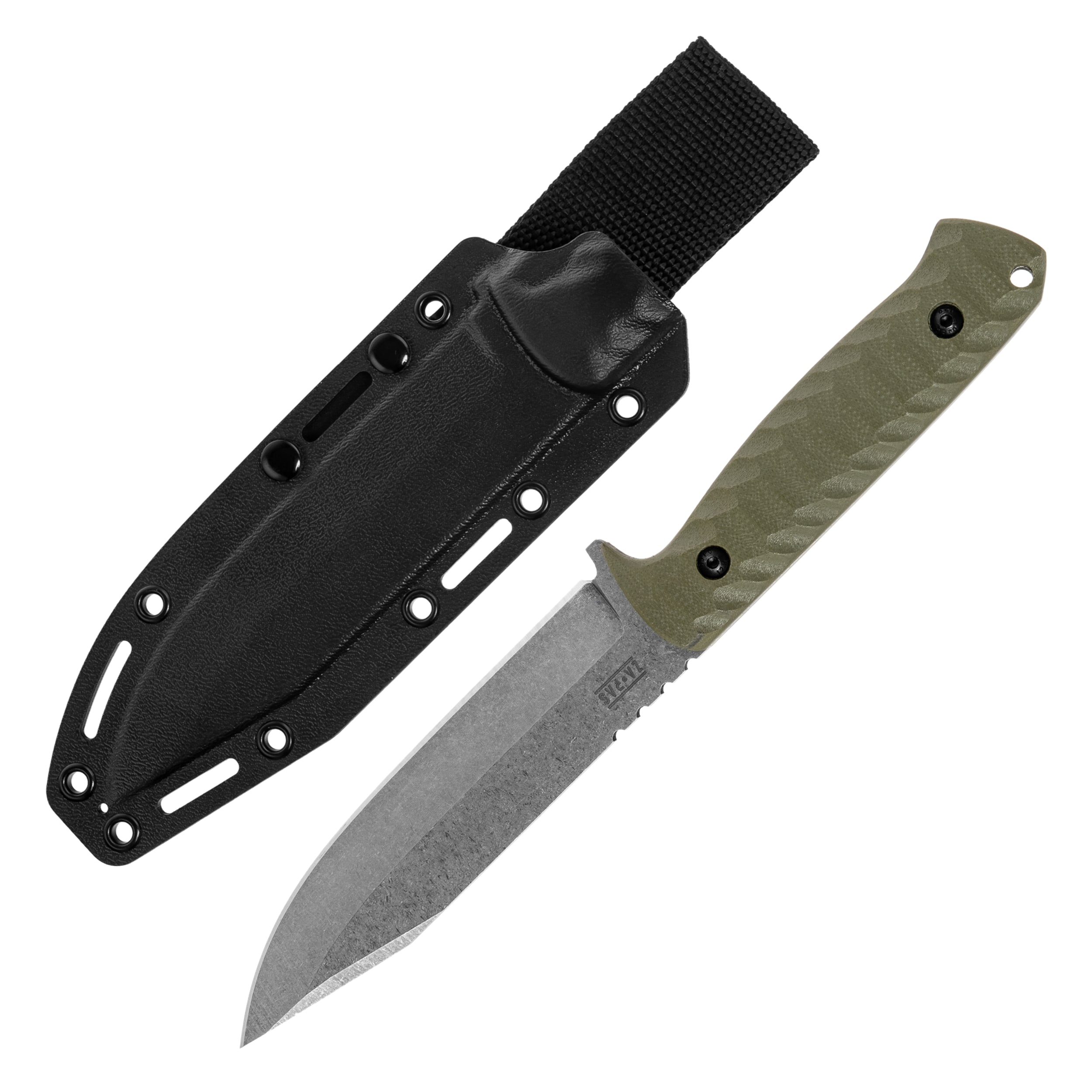 Nóż Za-Pas WZ.25 Grom Stonewashed Toxic - Olive