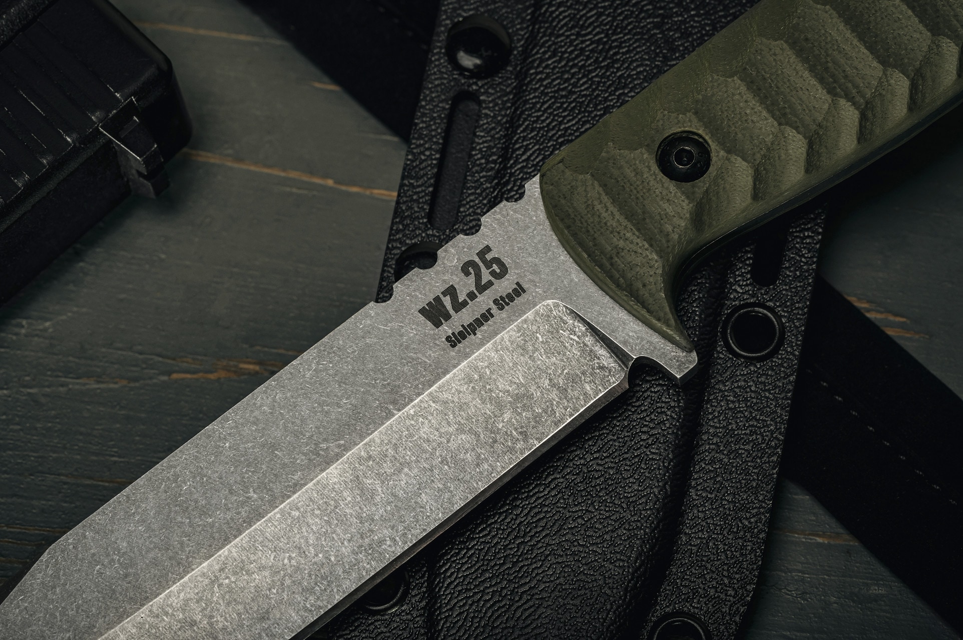 Nóż Za-Pas WZ.25 Grom Stonewashed Toxic - Olive