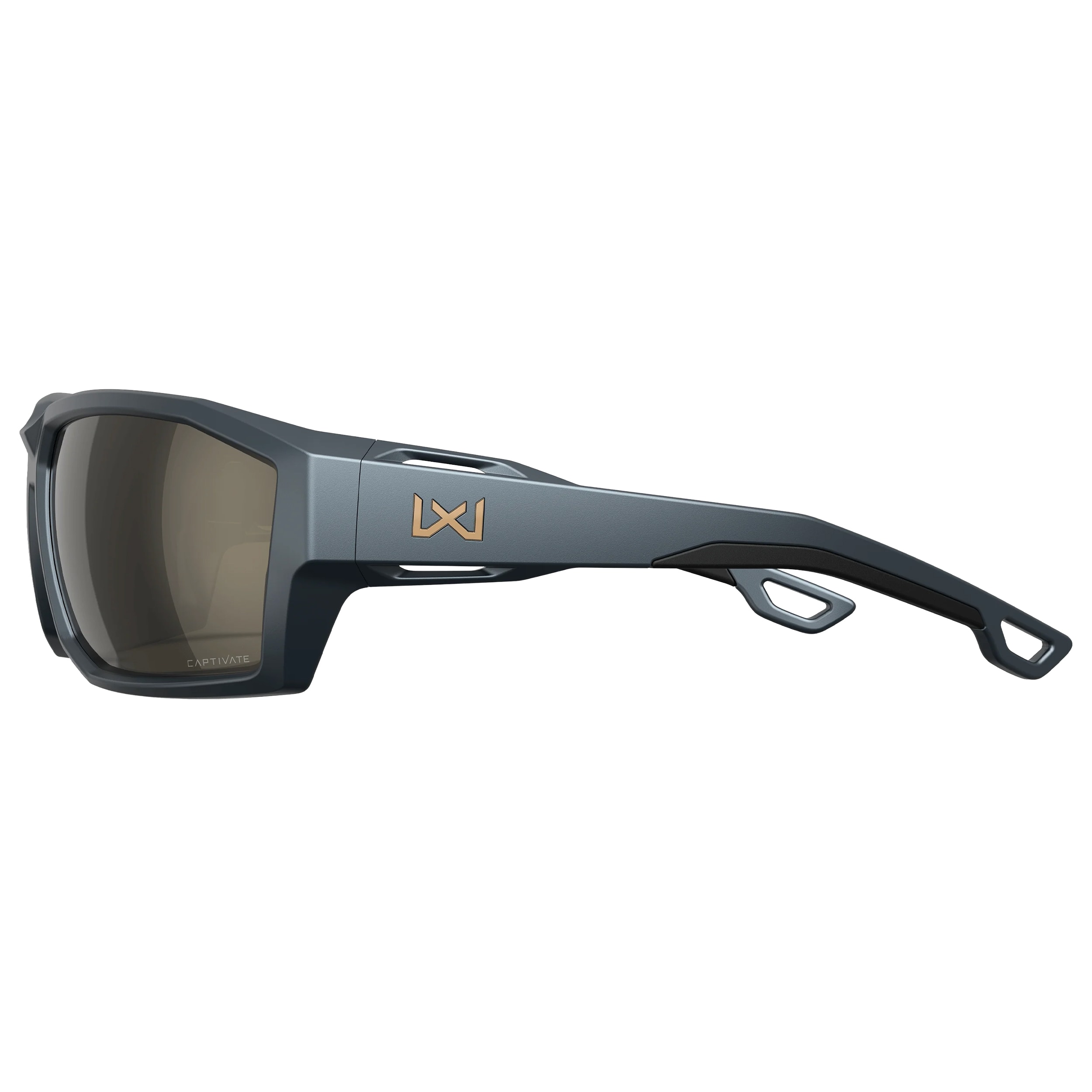 Okulary taktyczne Wiley X Alpine - Captivate Tungsten Mirror/Matte Graphite Grey
