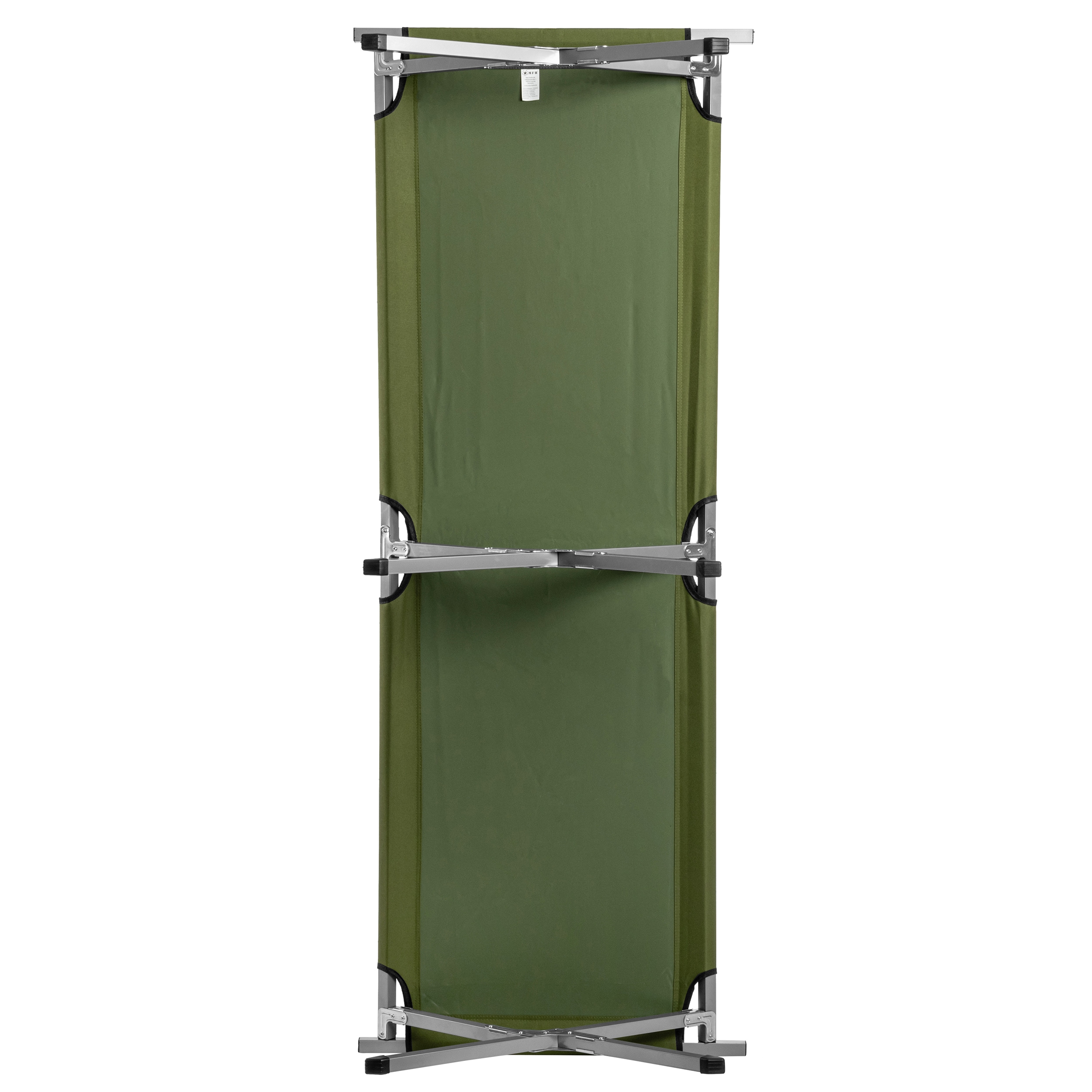 MFH US Steel Folding Field Bed Olive - 190 x 60 cm