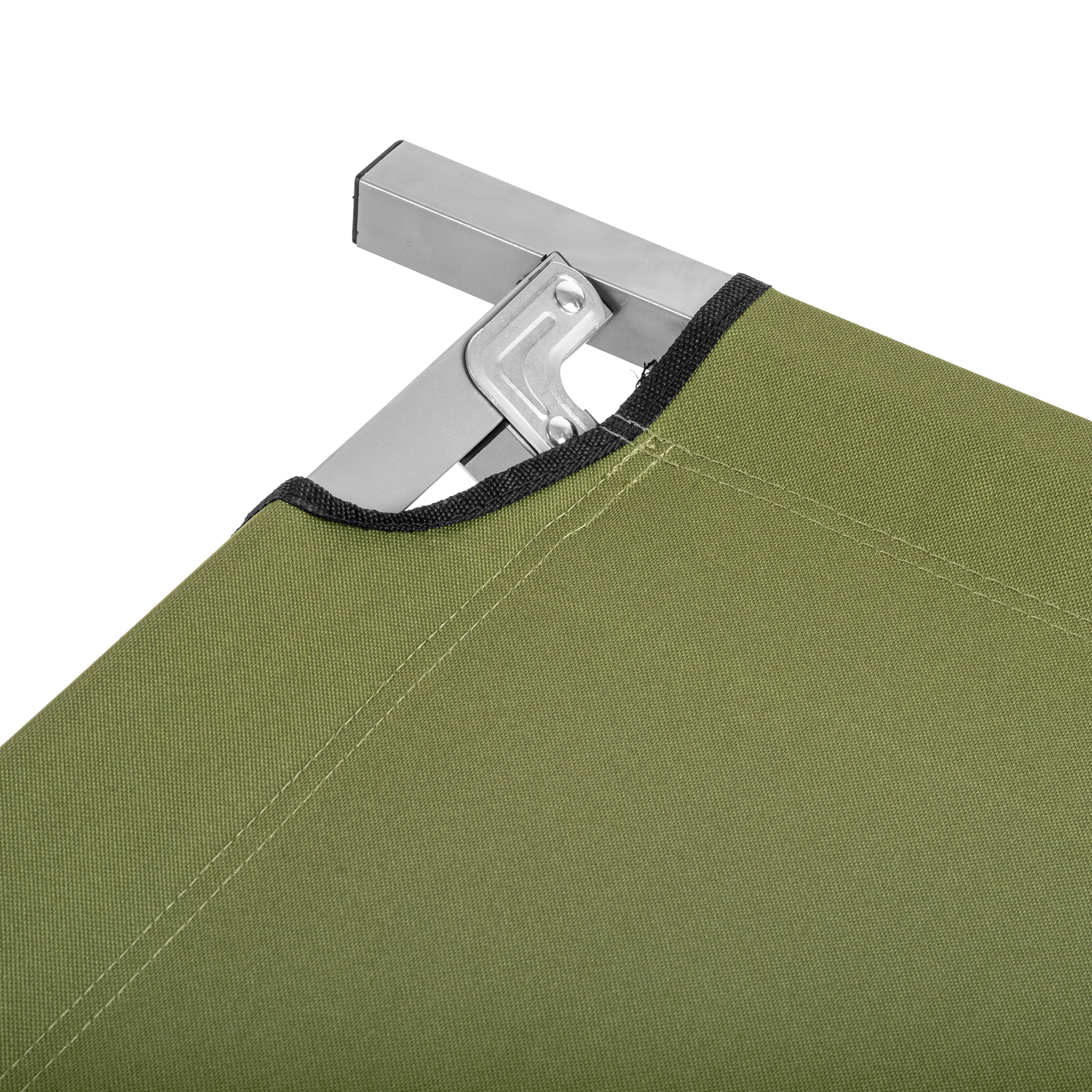 MFH US Steel Folding Field Bed Olive - 190 x 60 cm