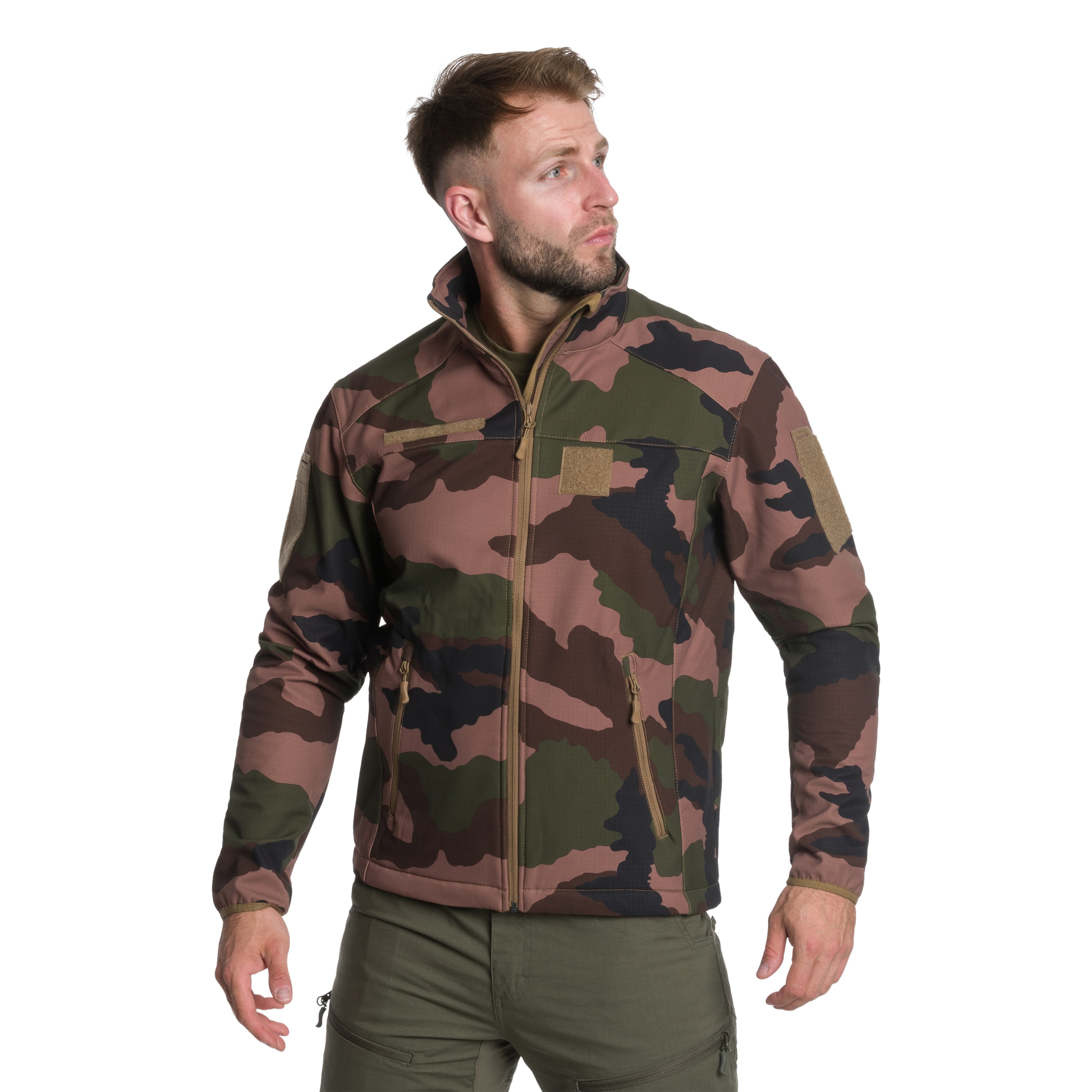 Kurtka A10 Equipment Softshell Fighter - CCE Camo