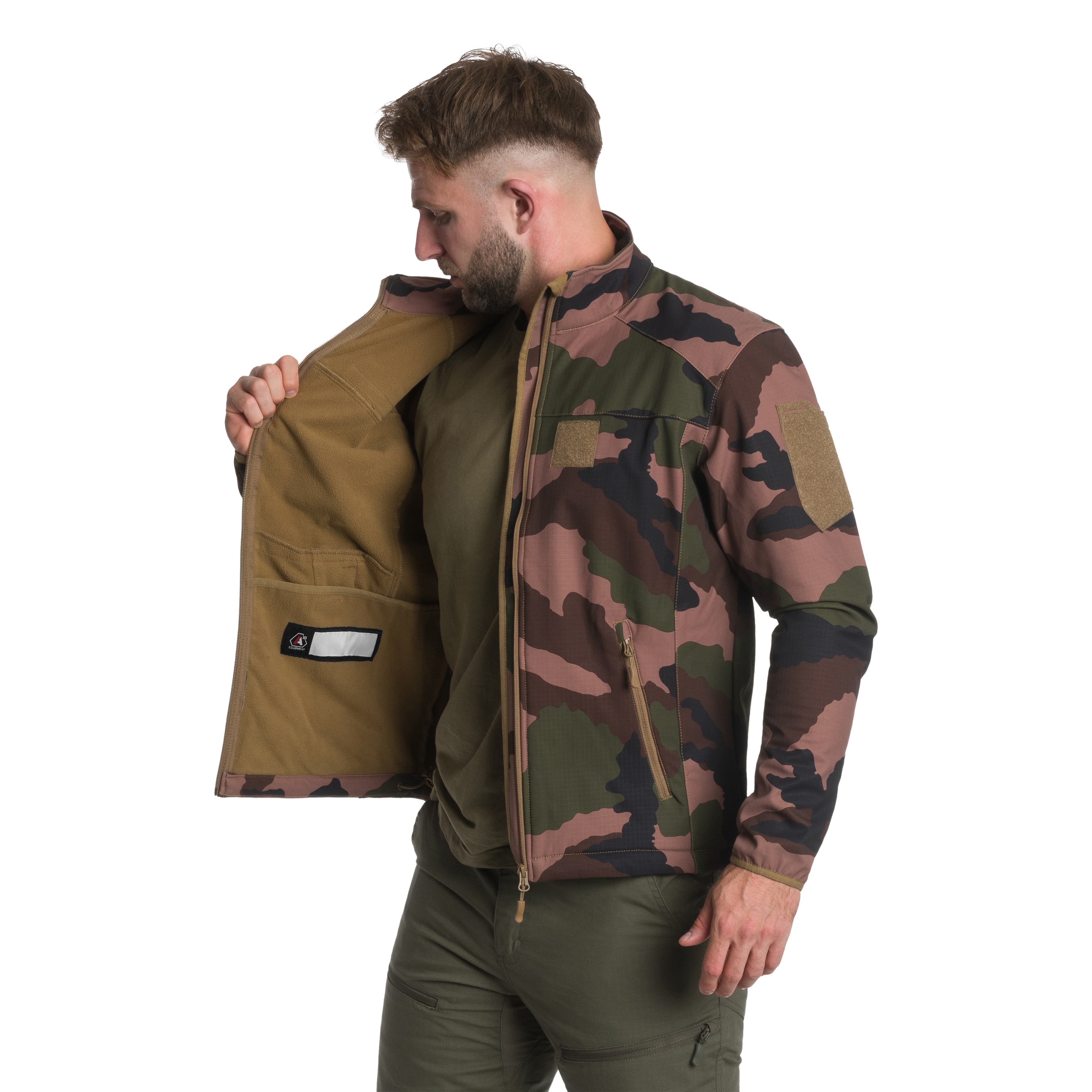 Kurtka A10 Equipment Softshell Fighter - CCE Camo