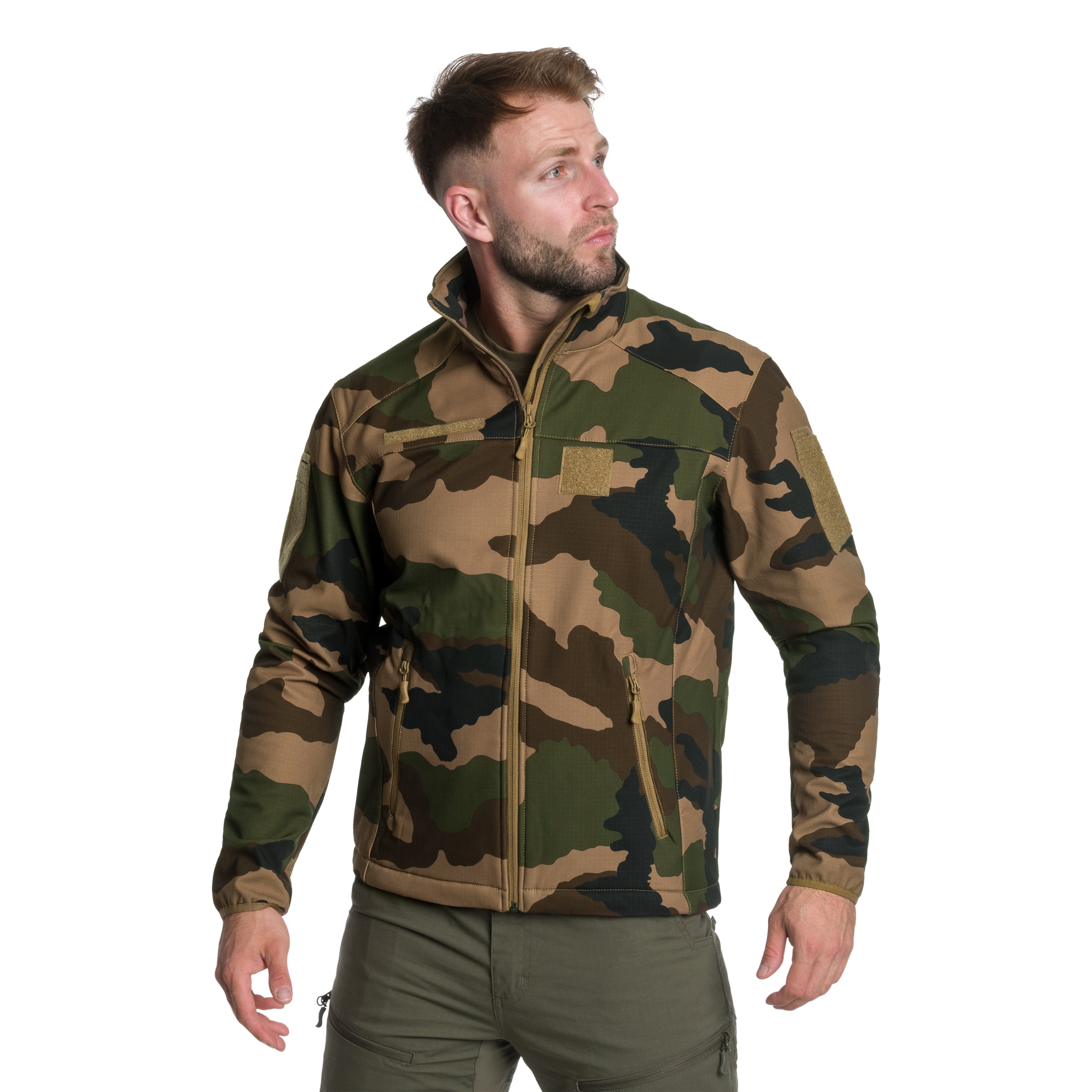 A10 Equipment Softshell Fighter Jacket - CCE Camo