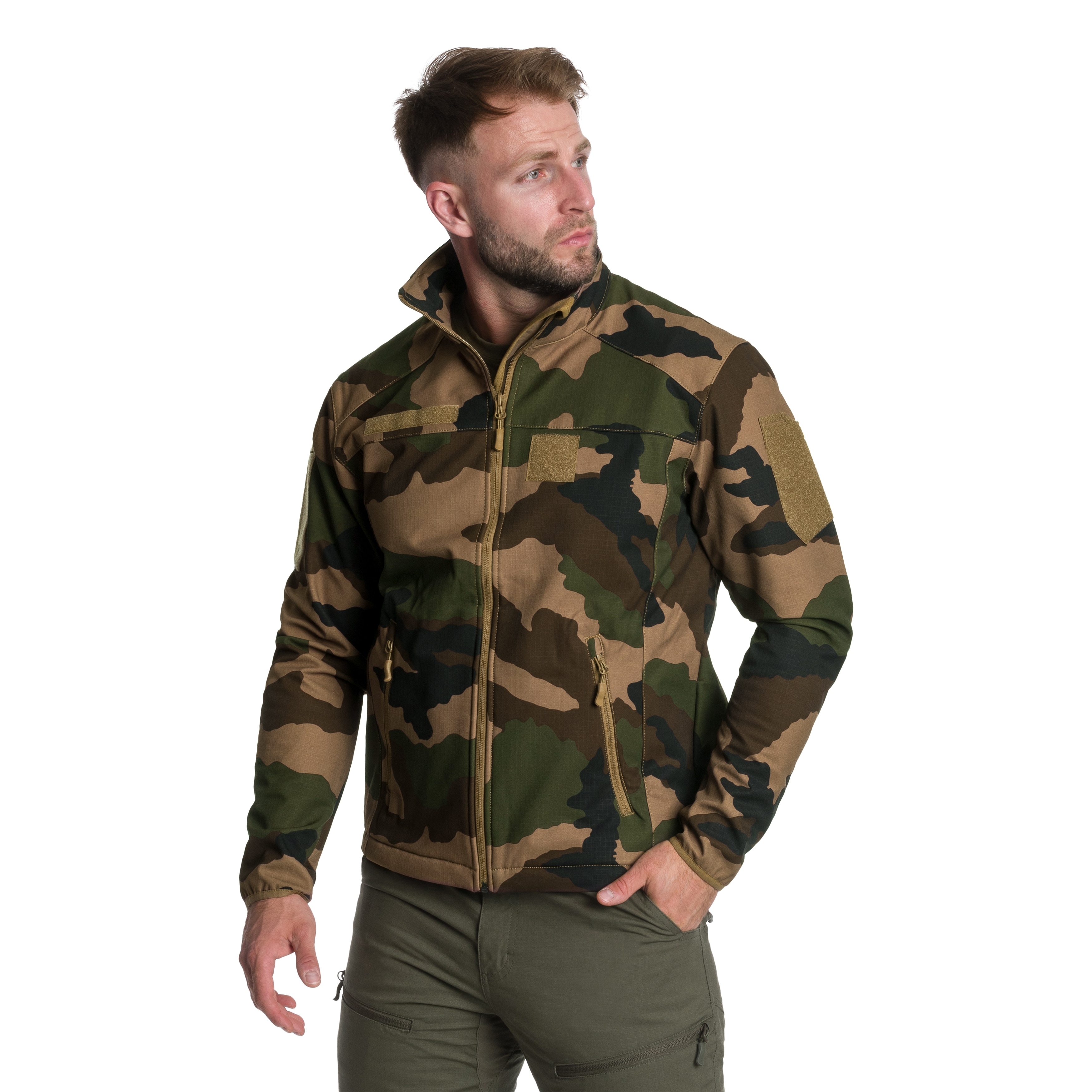 A10 Equipment Softshell Fighter Jacket - CCE Camo