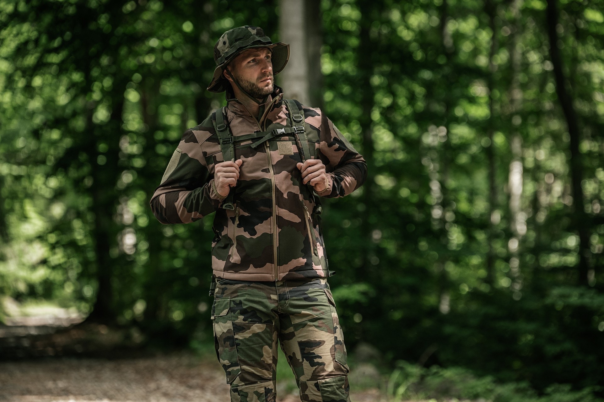Kurtka A10 Equipment Softshell Fighter - CCE Camo