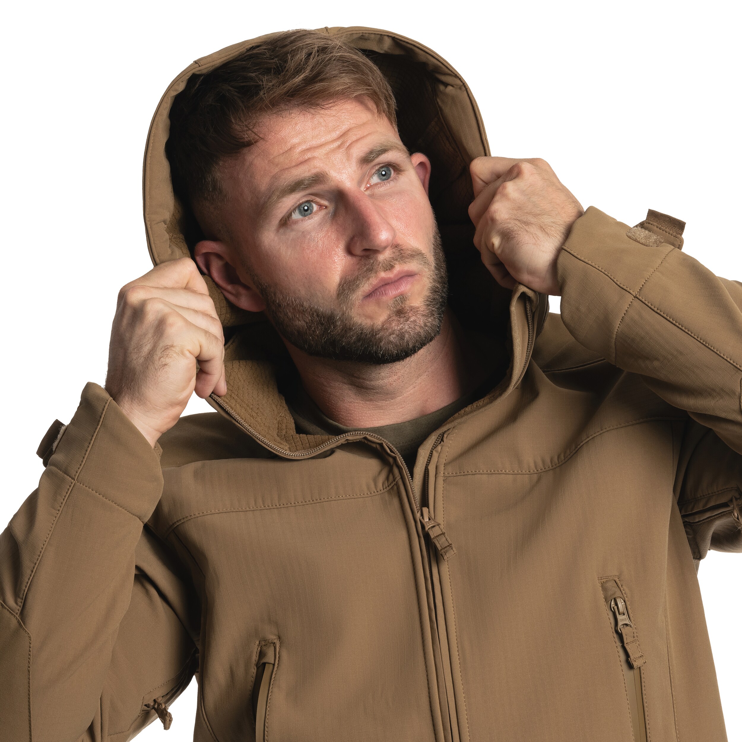 Kurtka A10 Equipment Softshell V2 Fighter - Tan
