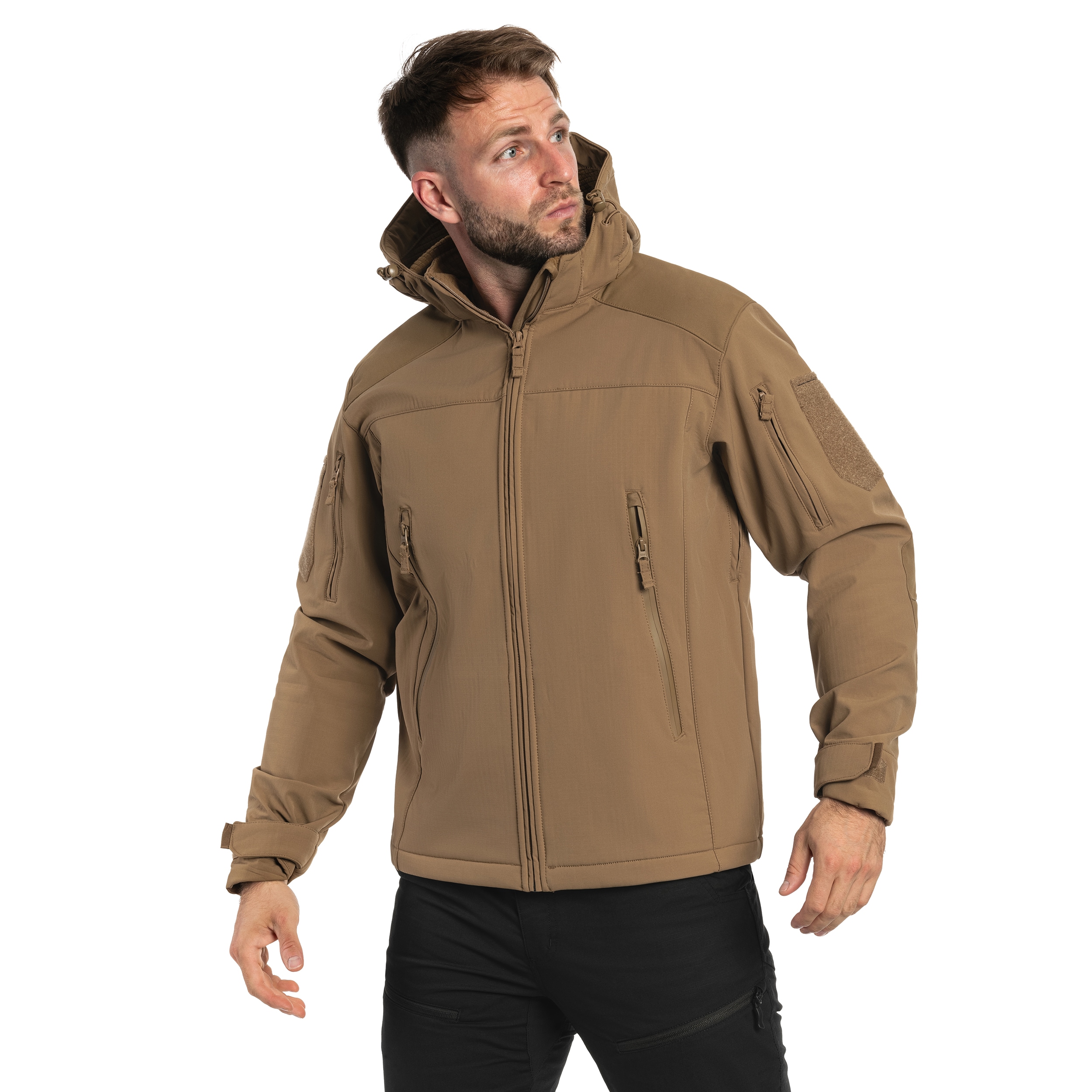 Kurtka A10 Equipment Softshell V2 Fighter - Tan