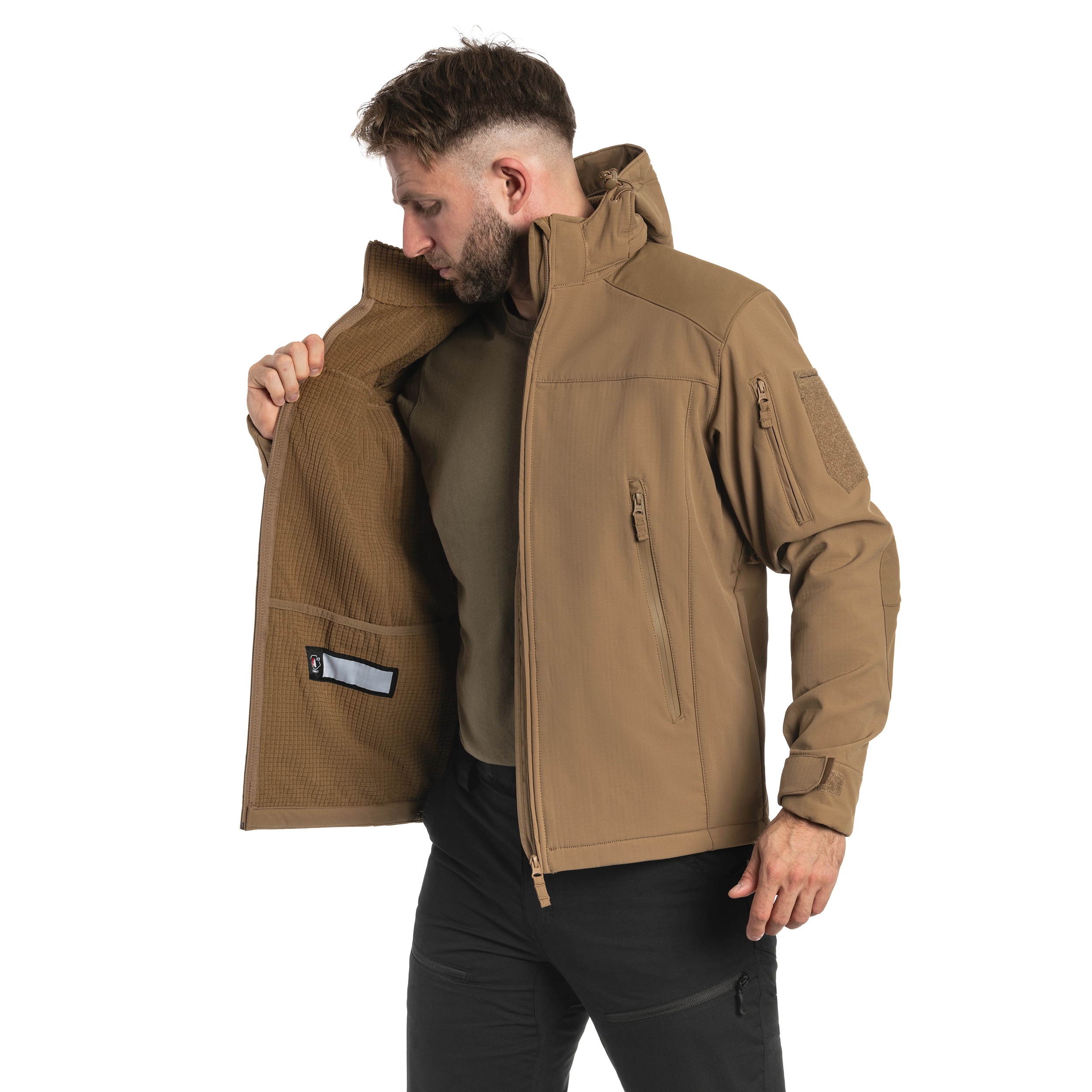 Kurtka A10 Equipment Softshell V2 Fighter - Tan