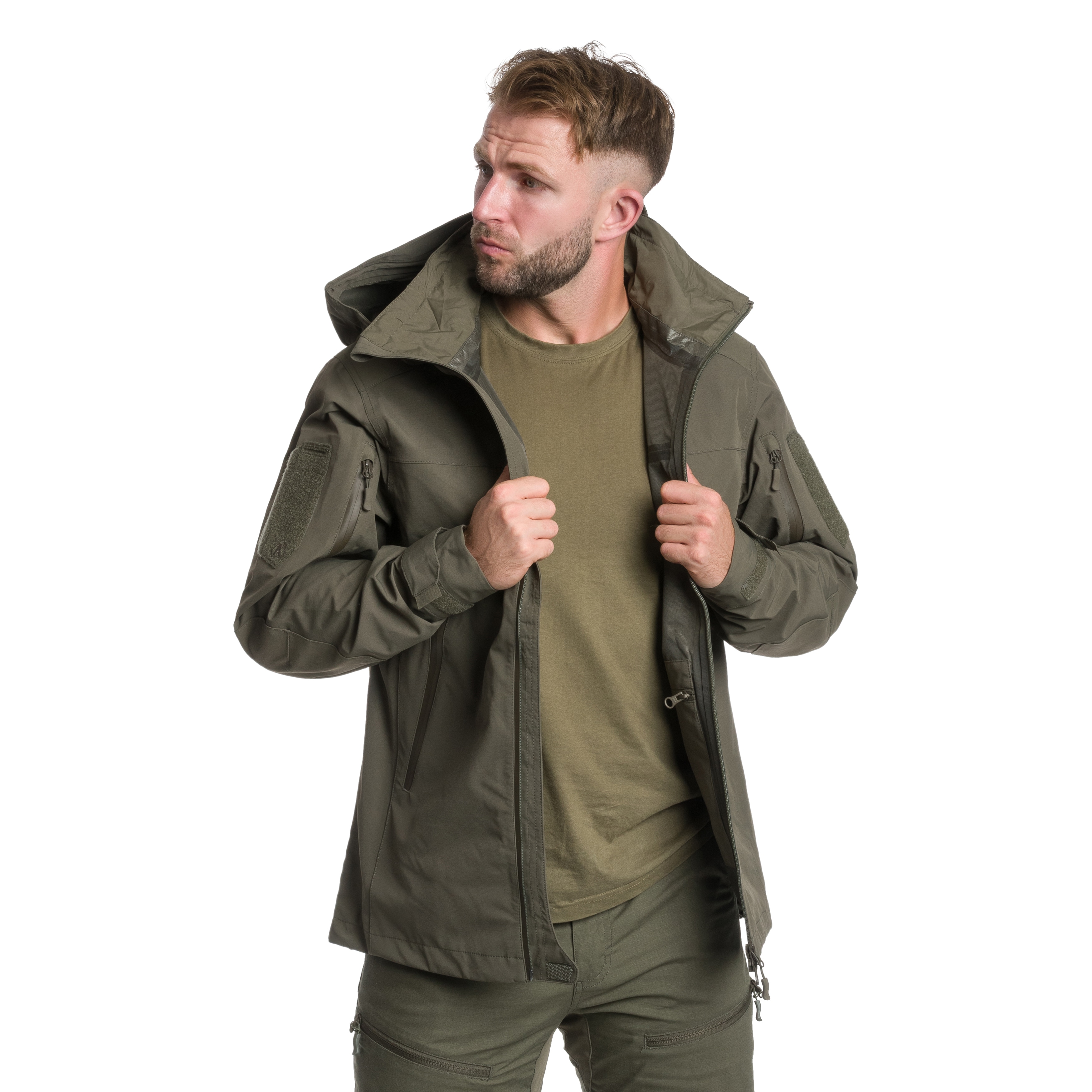 Kurtka A10 Equipment Fighter Hardshell Parka Jacket - Olive Green