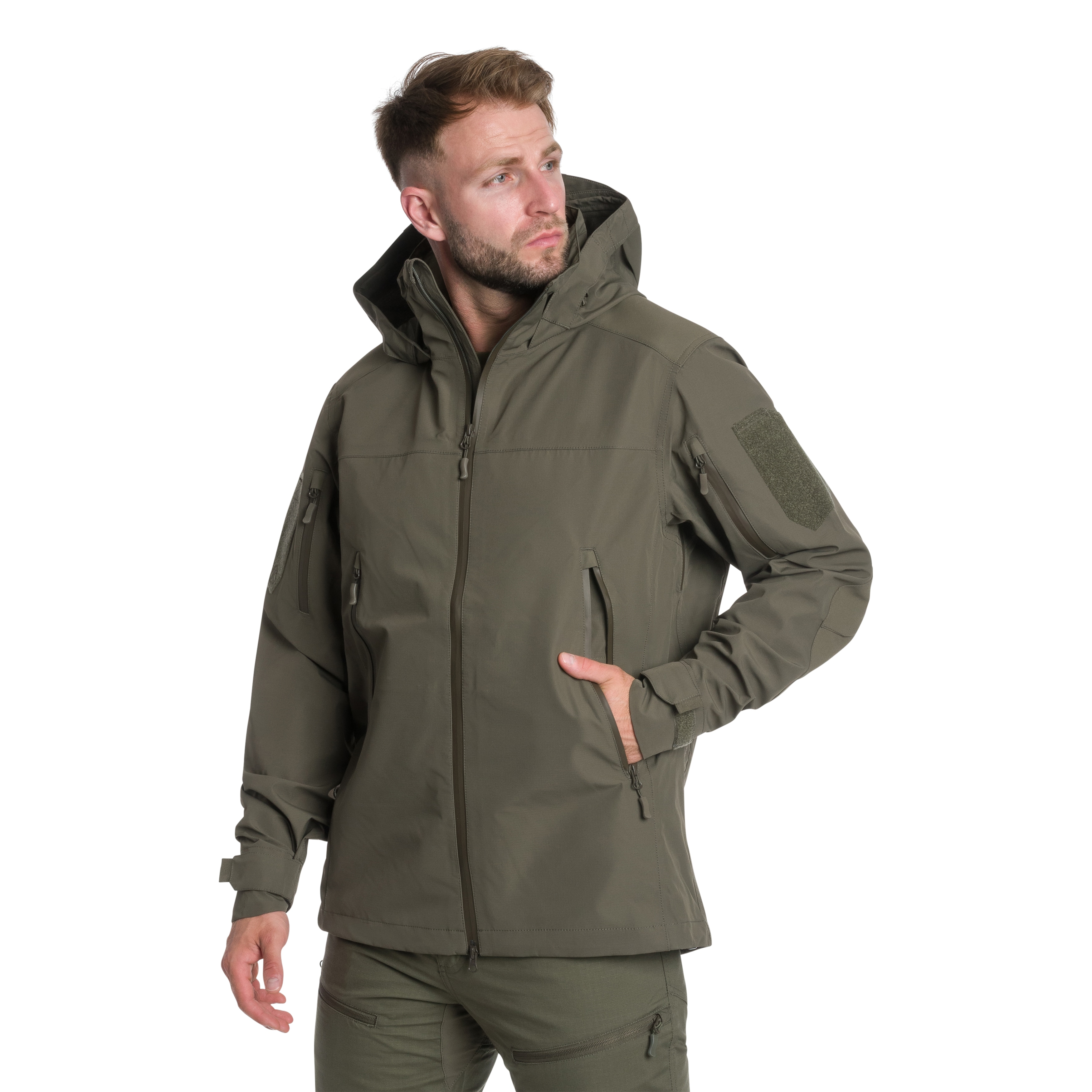 Kurtka A10 Equipment Fighter Hardshell Parka Jacket - Olive Green