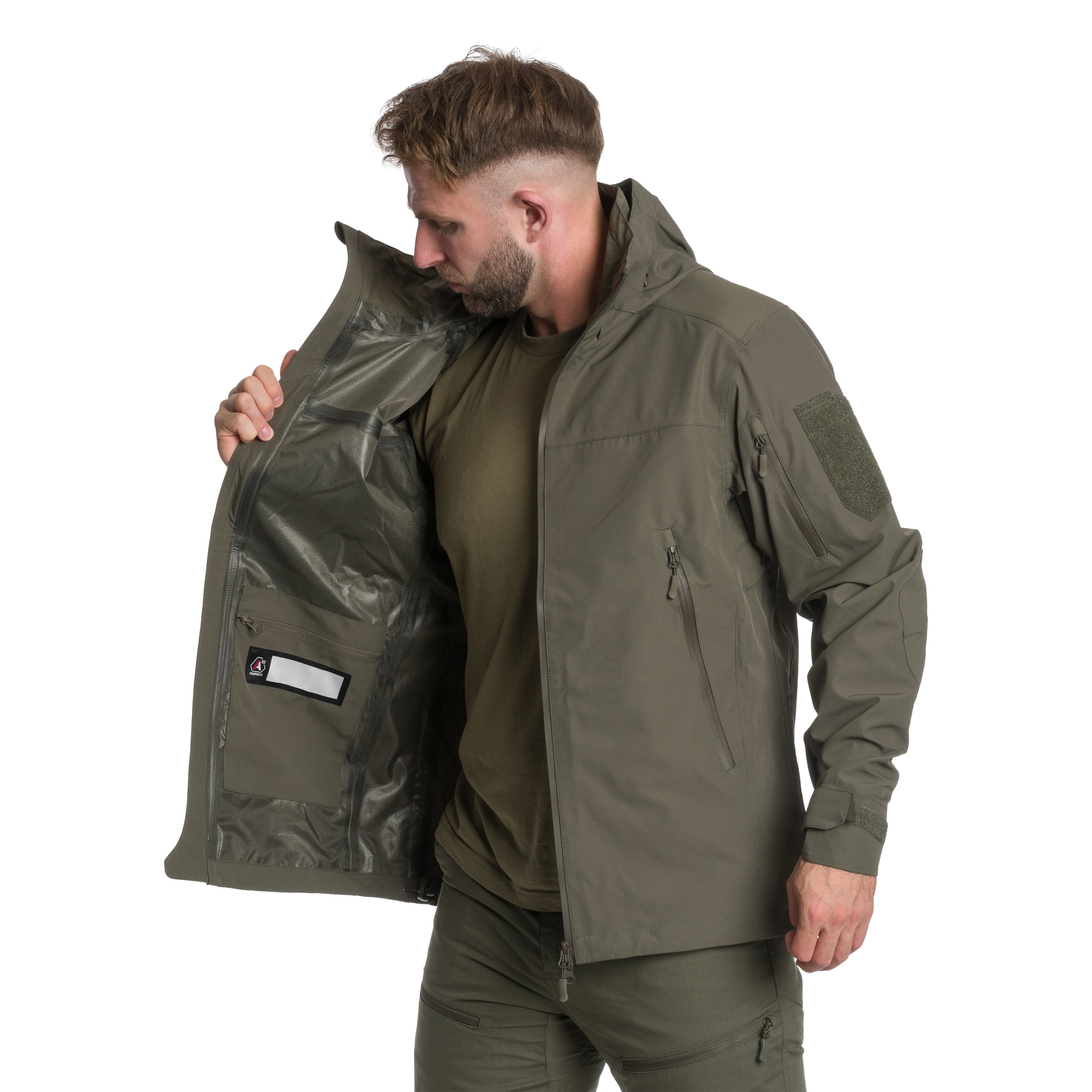 Kurtka A10 Equipment Fighter Hardshell Parka Jacket - Olive Green