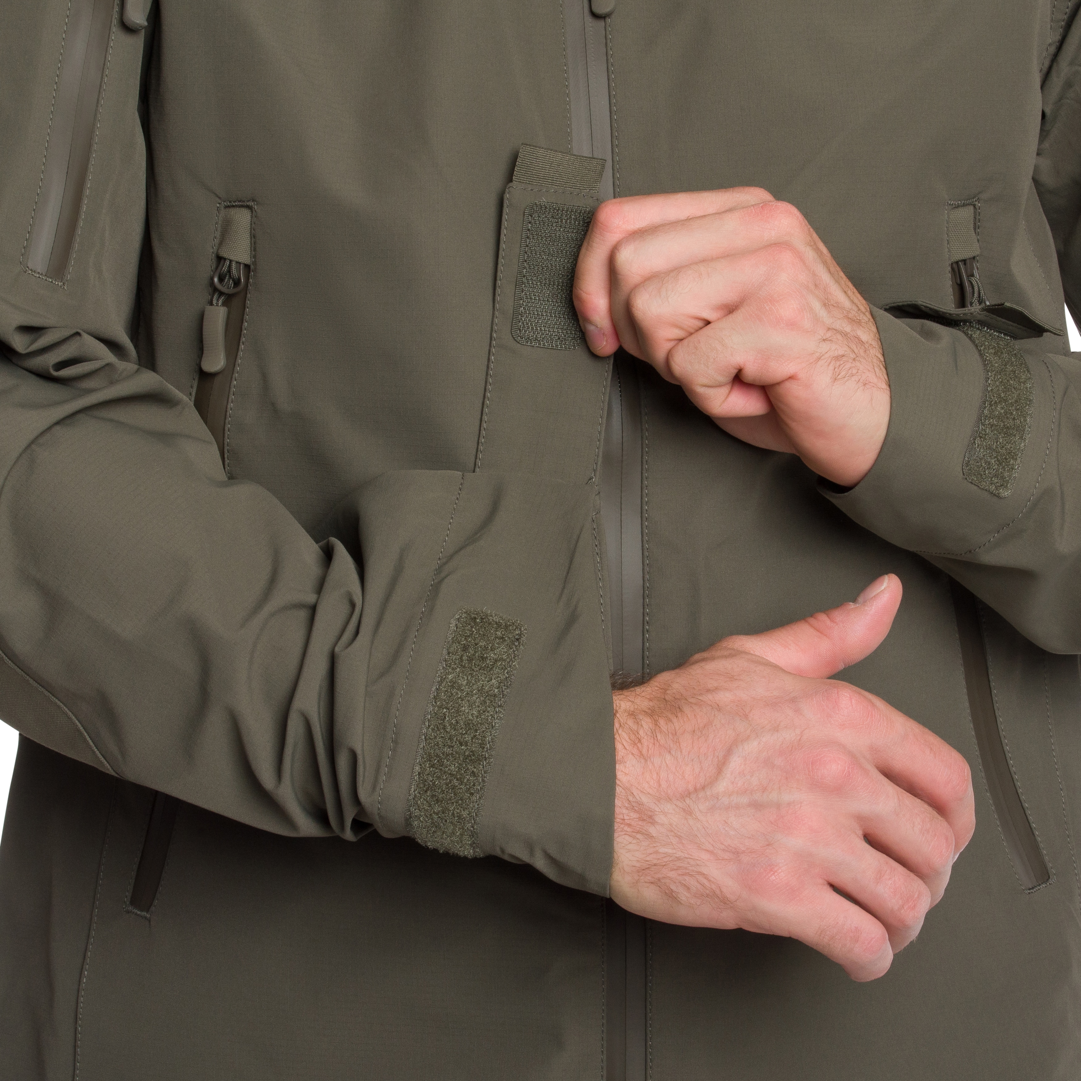 Kurtka A10 Equipment Fighter Hardshell Parka Jacket - Olive Green