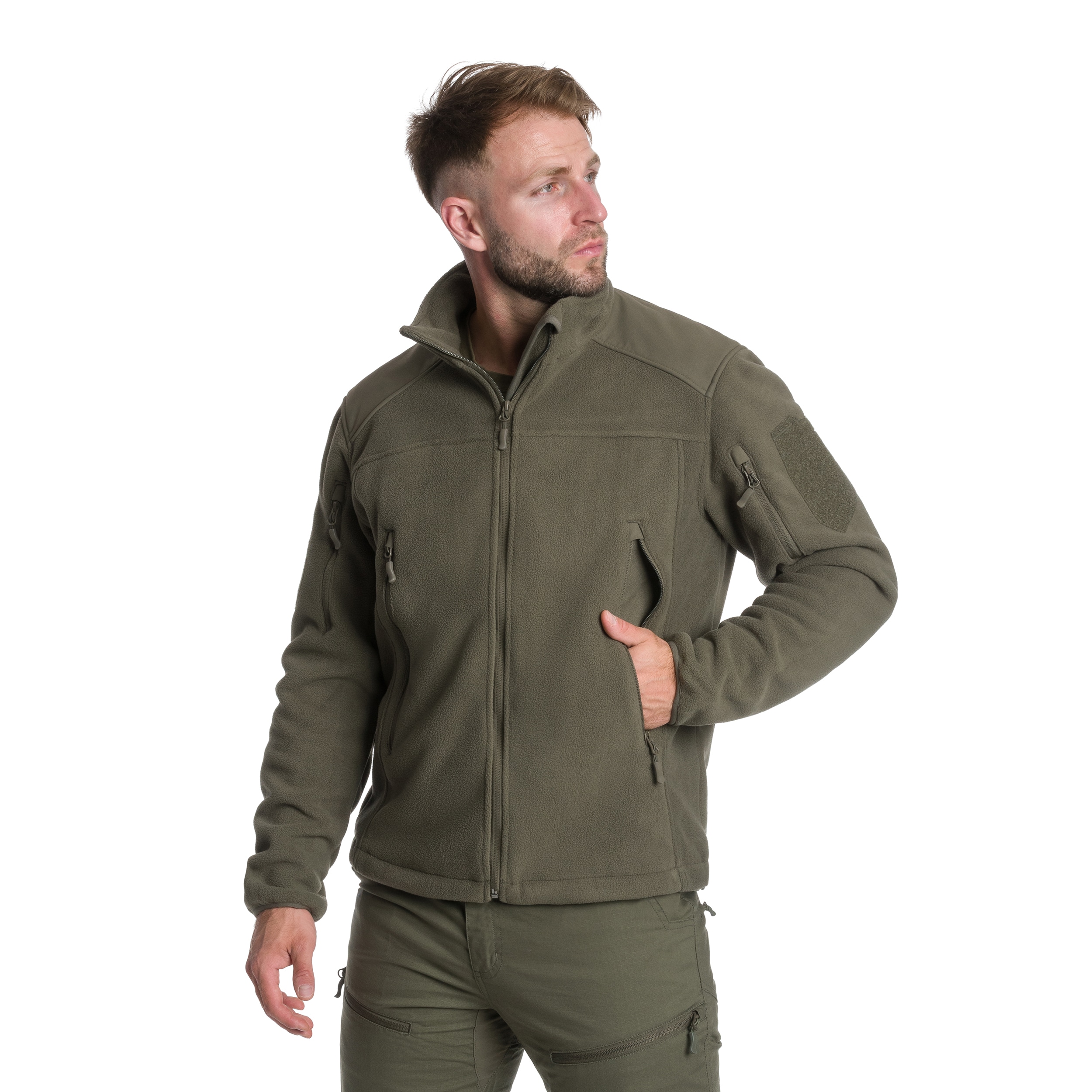 Polar A10 Equipment Fleece Fighter - Olive Green