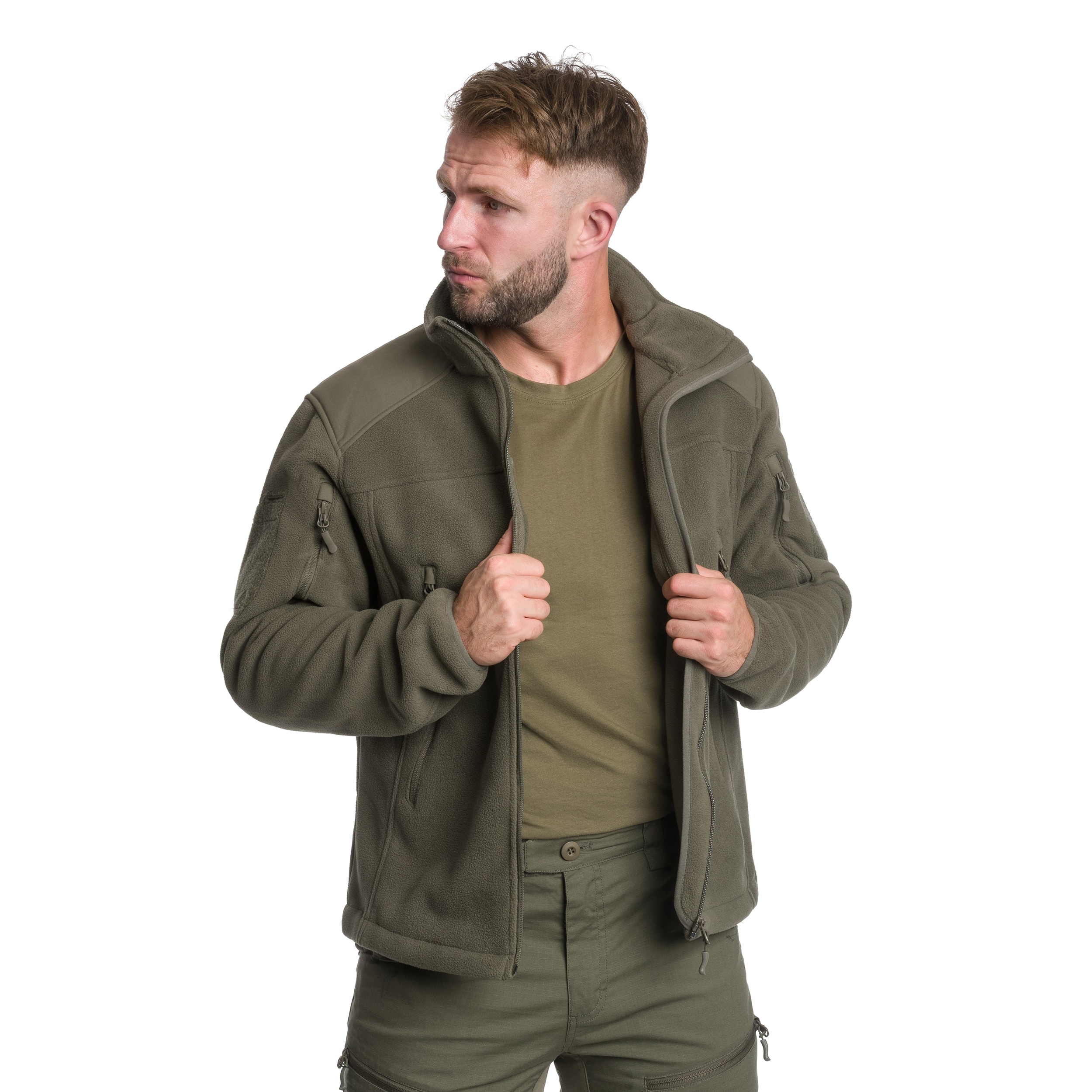 Polar A10 Equipment Fleece Fighter - Olive Green
