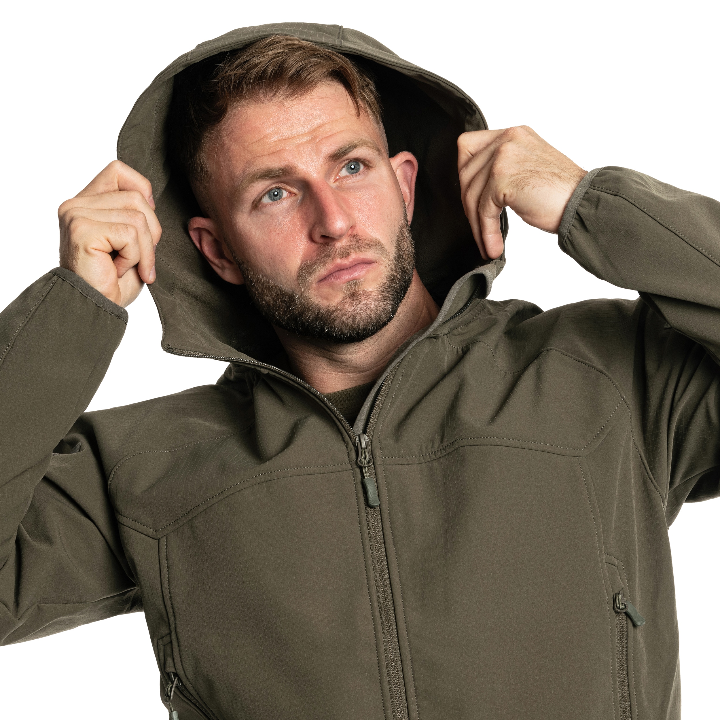 Kurtka A10 Equipment Softshell Instructor - Olive Green