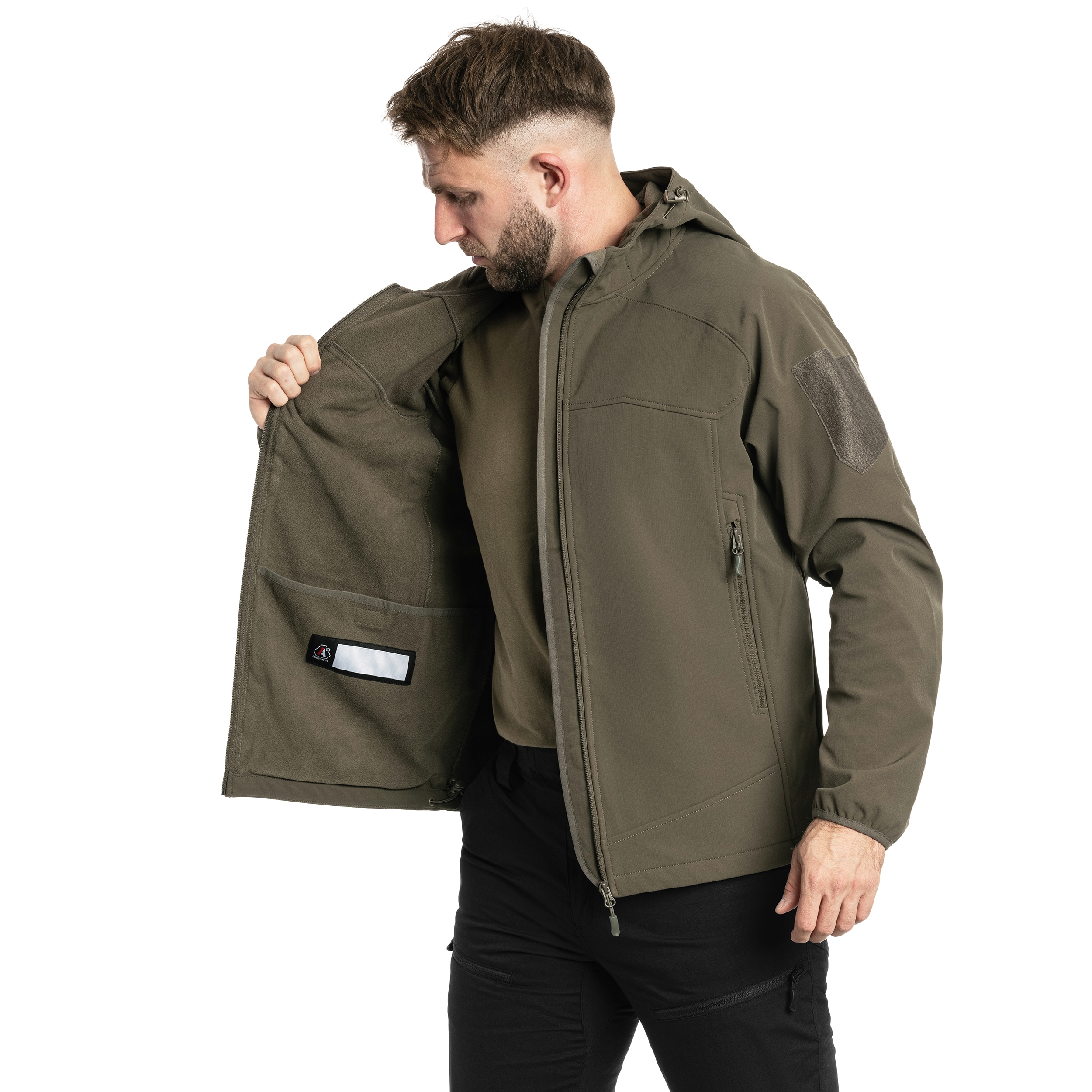 Kurtka A10 Equipment Softshell Instructor - Olive Green