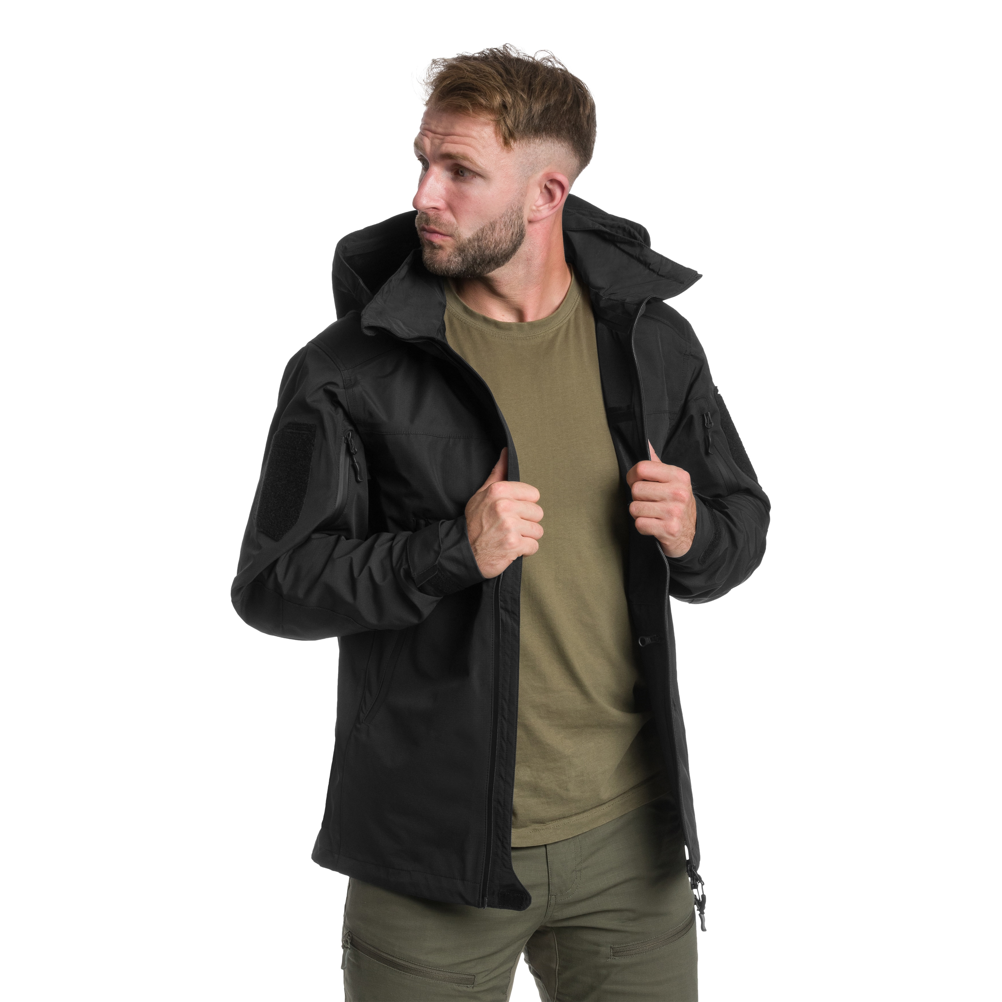 Kurtka A10 Equipment Fighter Hardshell Parka Jacket - Black