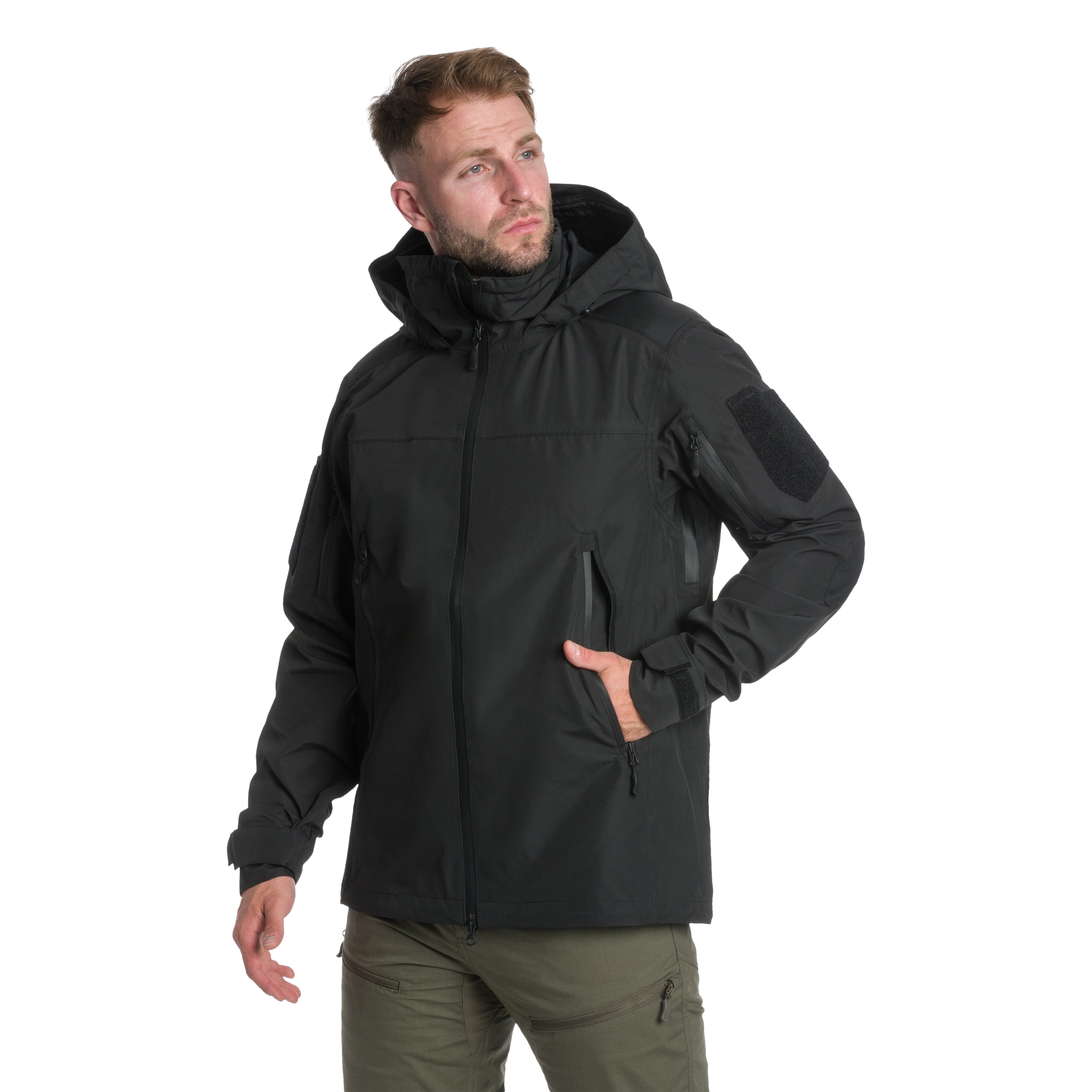 Kurtka A10 Equipment Fighter Hardshell Parka Jacket - Black