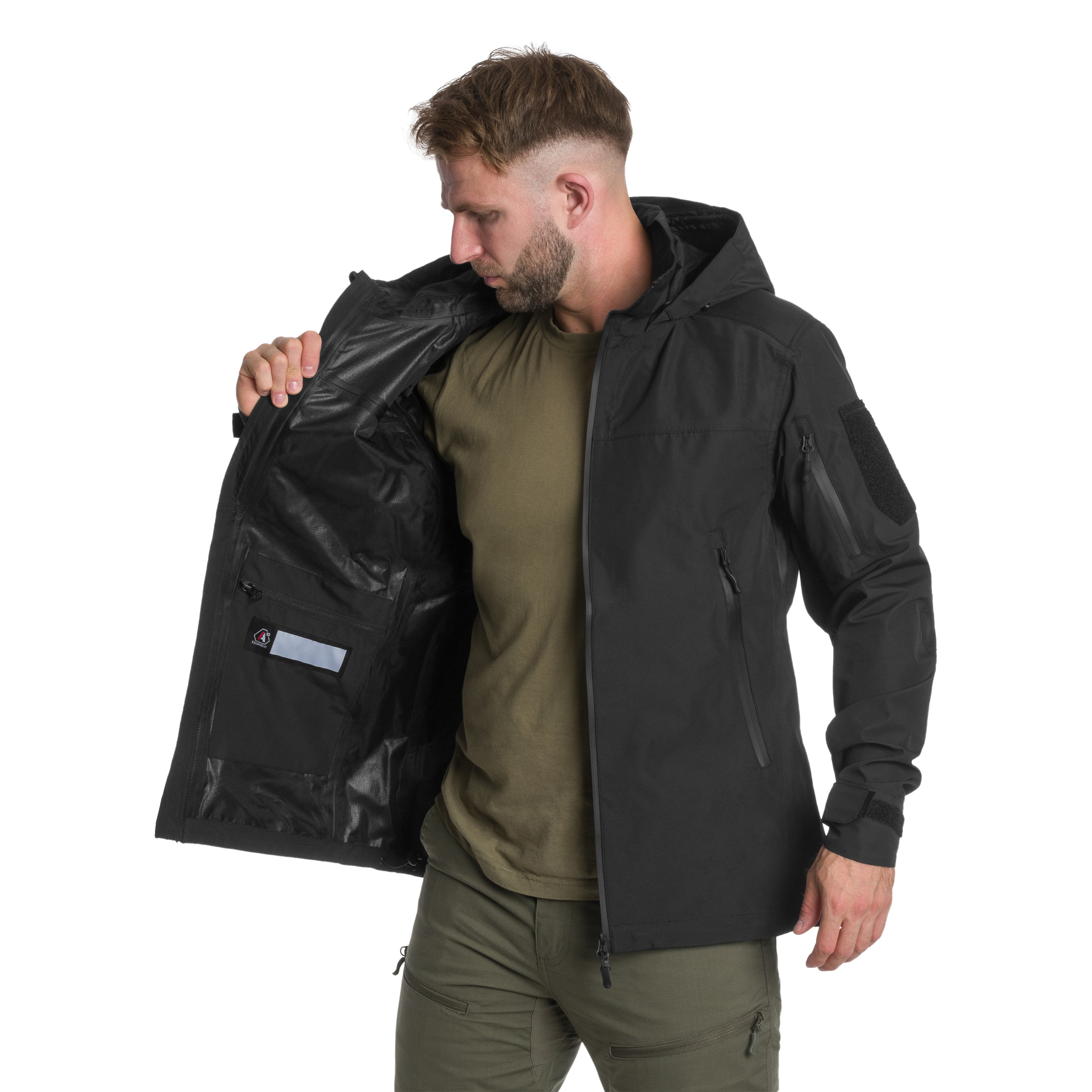 Kurtka A10 Equipment Fighter Hardshell Parka Jacket - Black