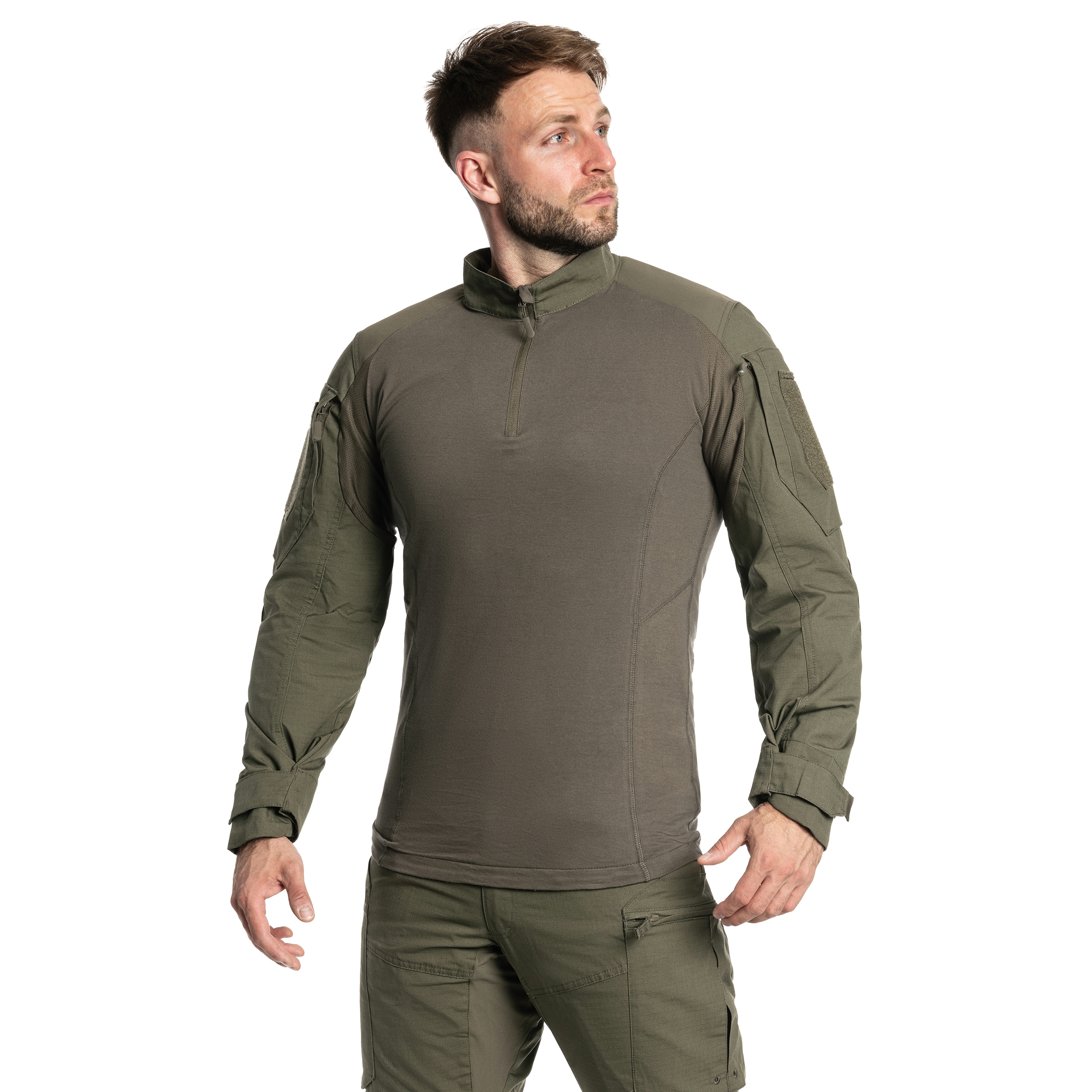 Bluza A10 Equipment Ubas V2 Fighter Combat Shirt - Olive Green
