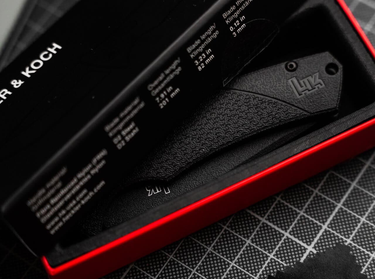 Nóż sprężynowy Boker Heckler&Koch FD02 - Black