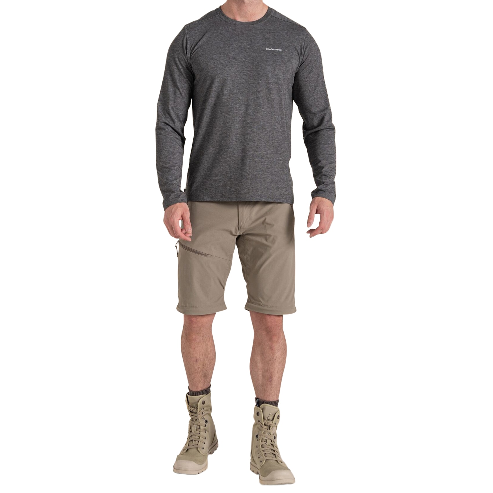 Spodnie Craghoppers NosiLife Pro Convertible III - Pebble